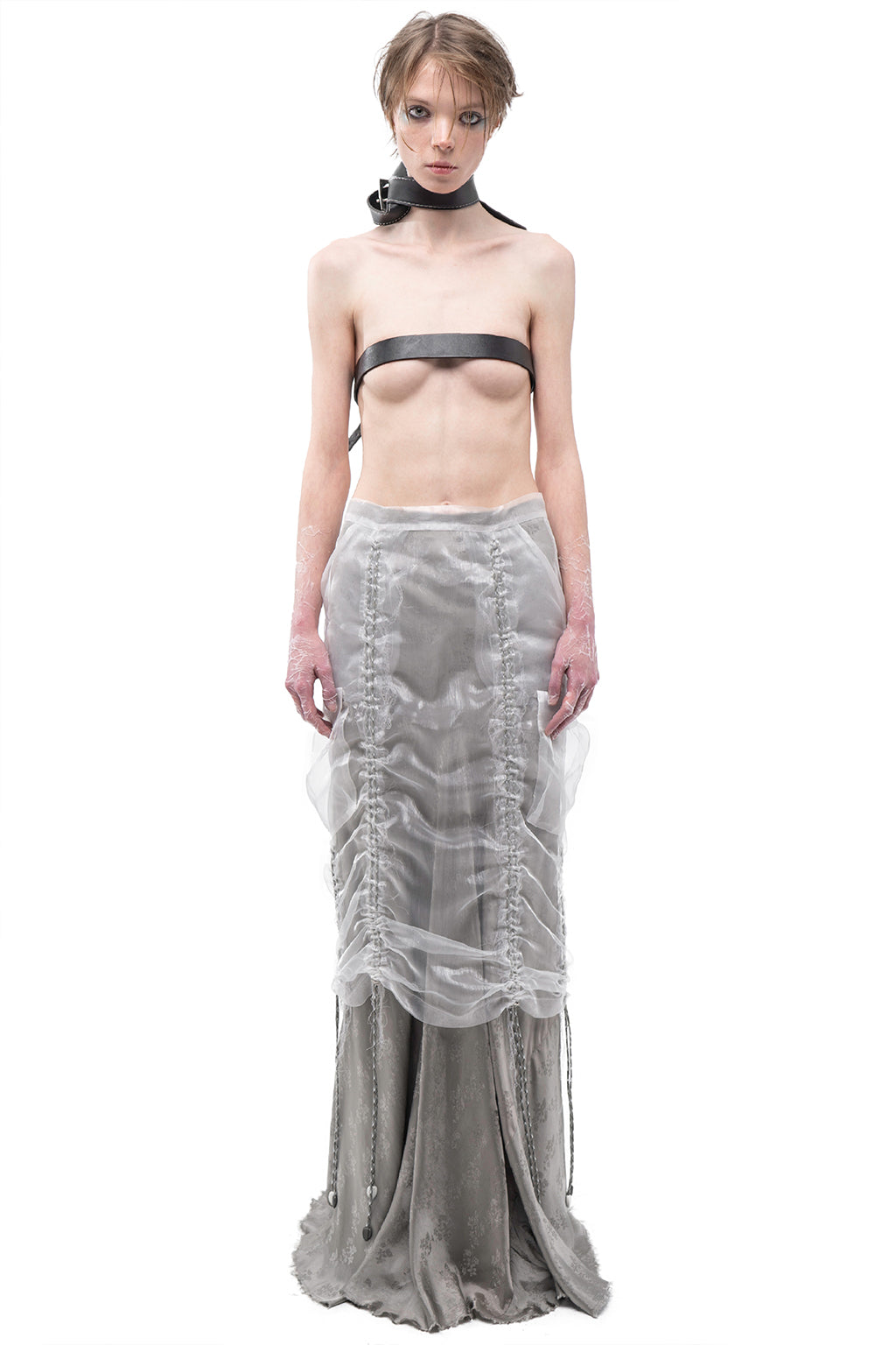 MASHAT -Organza White Skirt, buy at doors. nyc