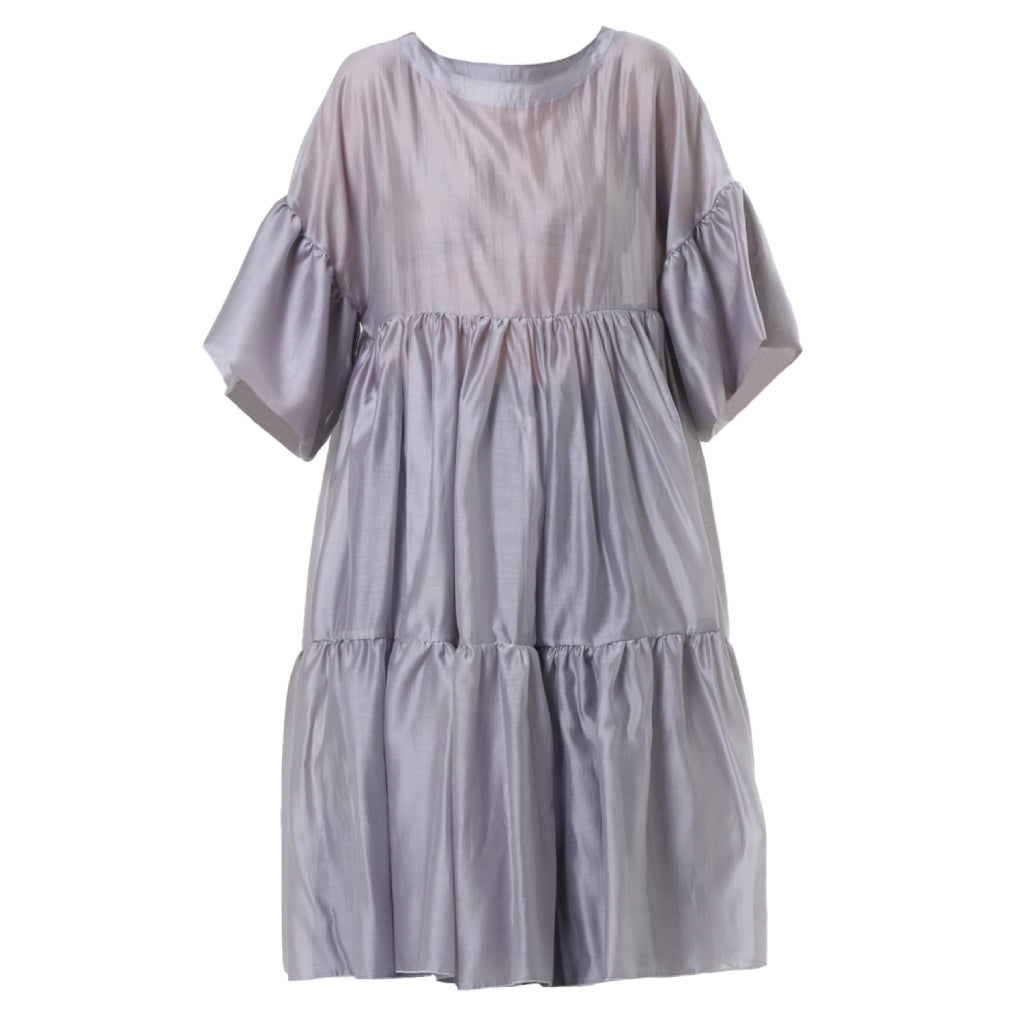 Oversize Sheer Tunic Silver | PR Sample