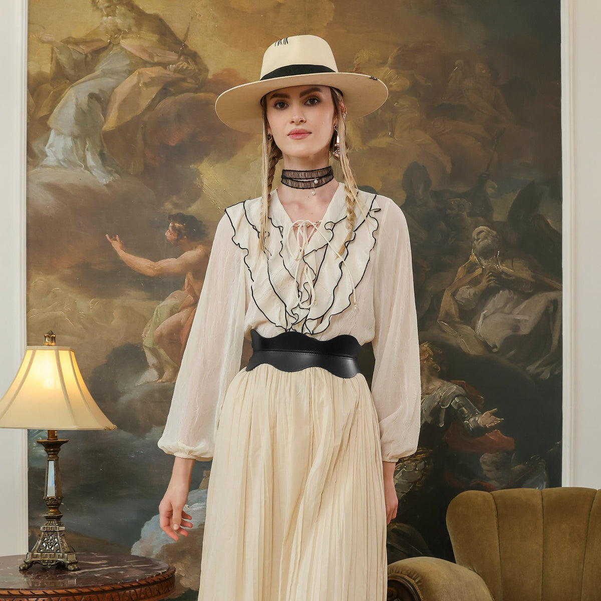 Black Fira Corset Belt