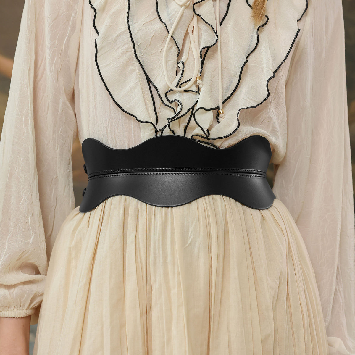 Black Fira Corset Belt