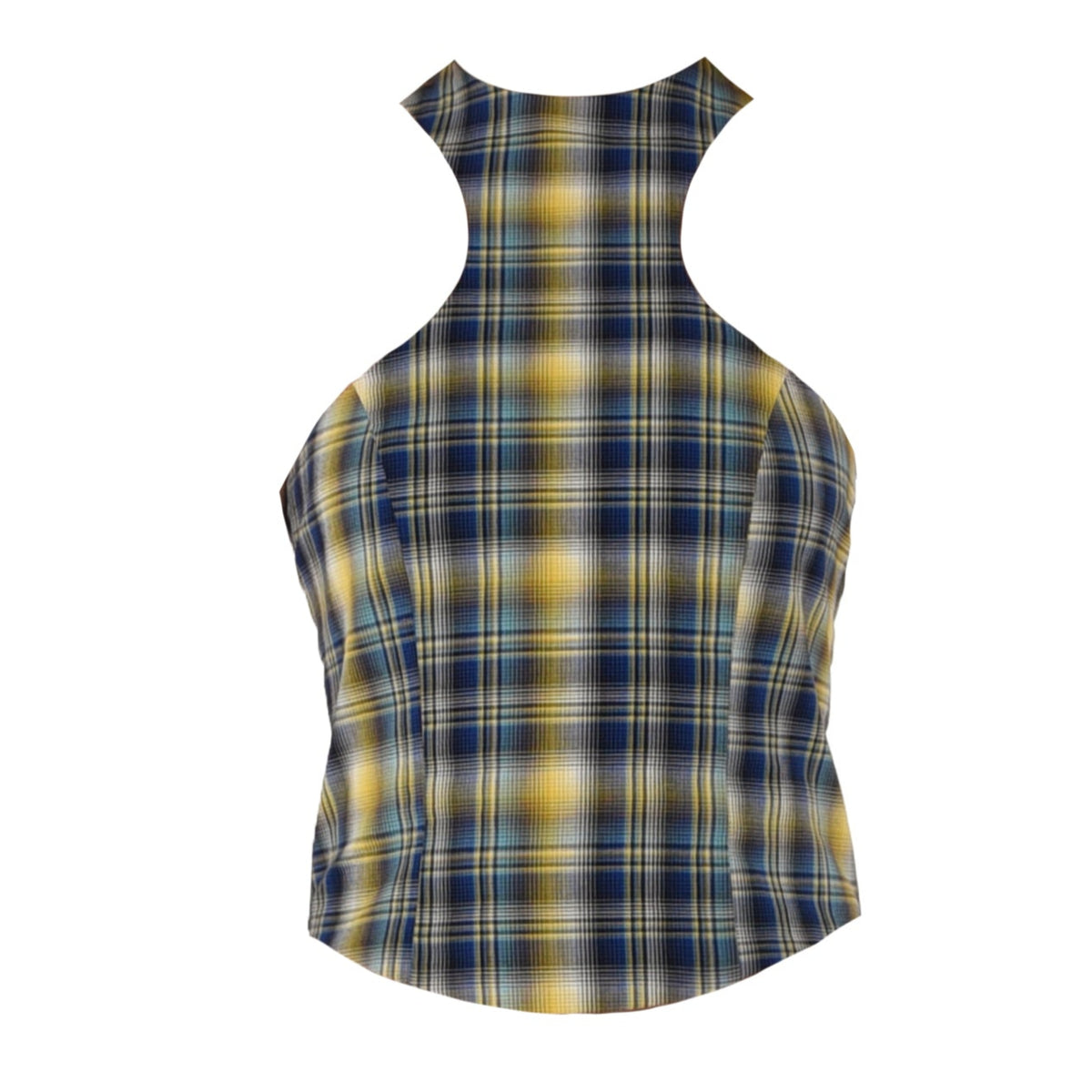 28NATELIER - Plaid Halter Top, buy at DOORS NYC