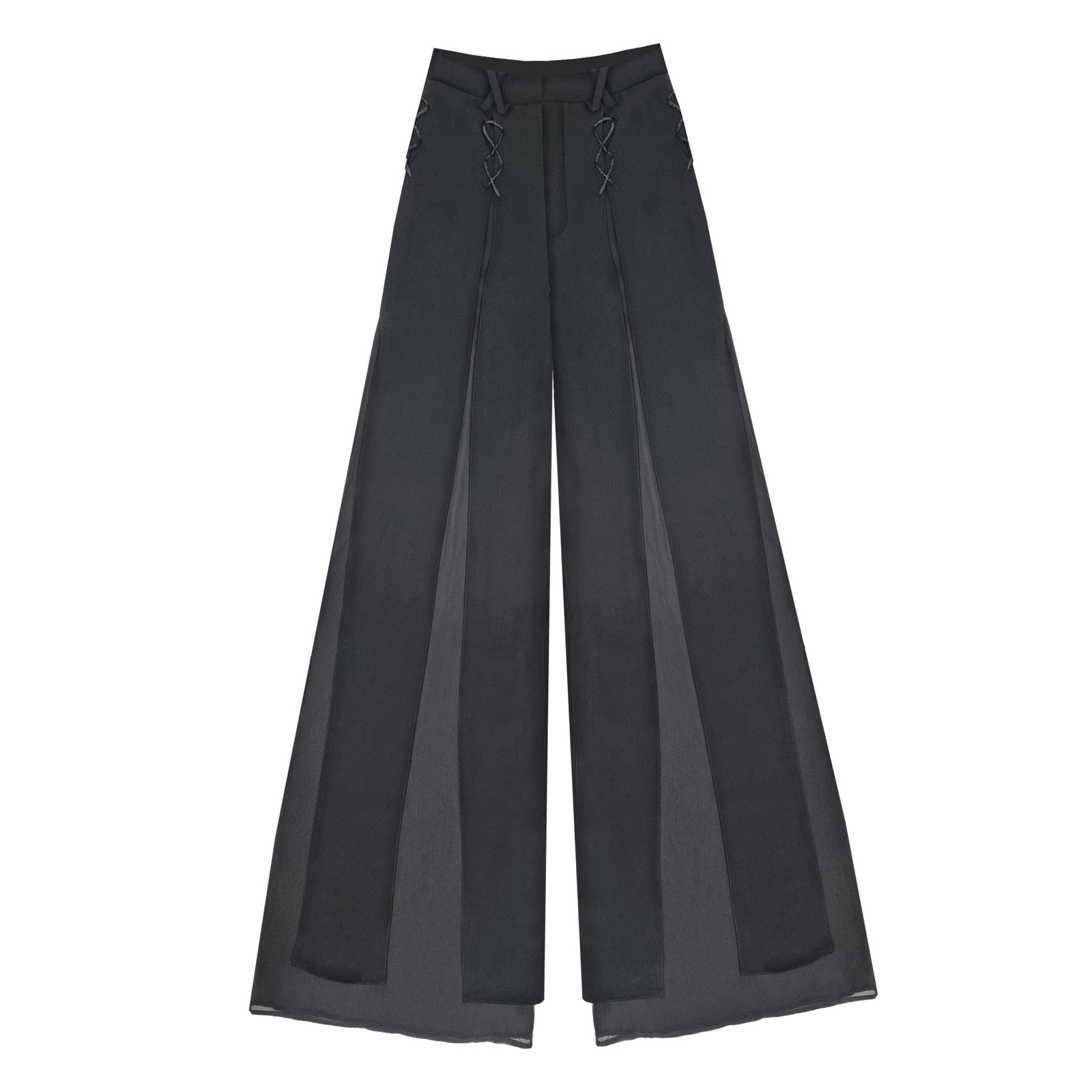 ELSA NILAJ - Paneled Flare Trousers, buy at DOORS NYC