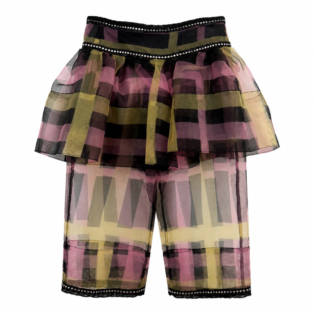 Organza Peplum Pants | PR Sample