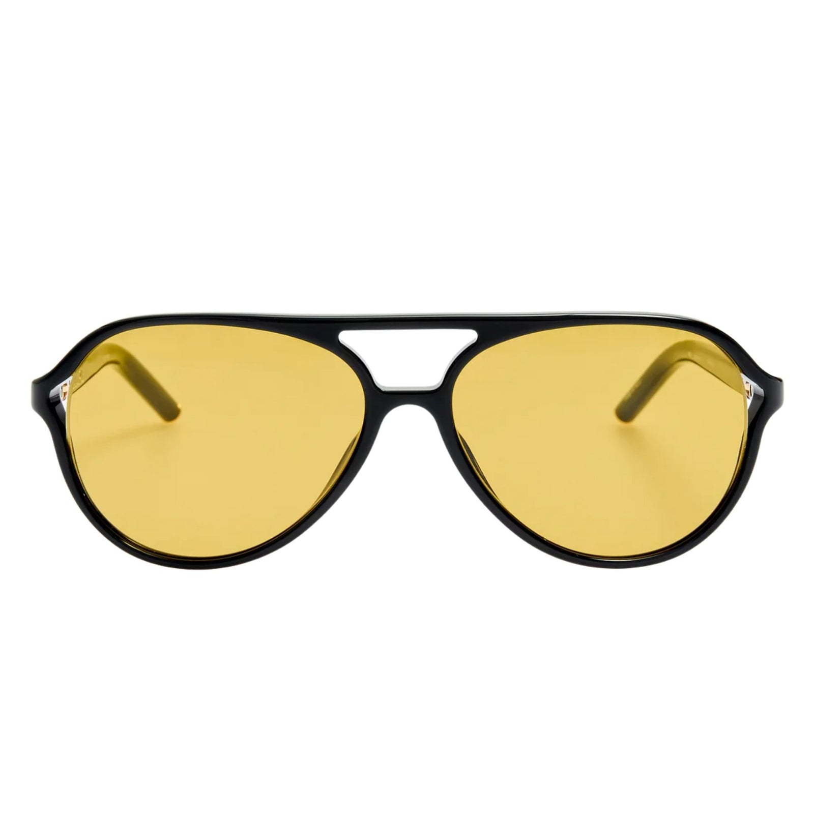 Pastro Sunglasses | Black and Yellow