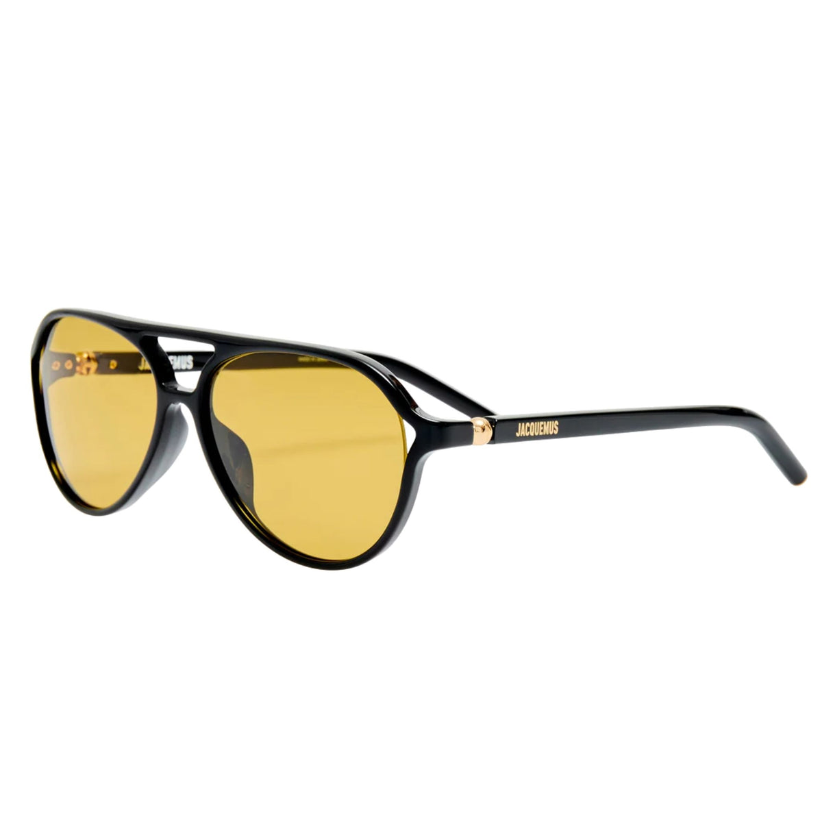 Pastro Sunglasses | Black and Yellow
