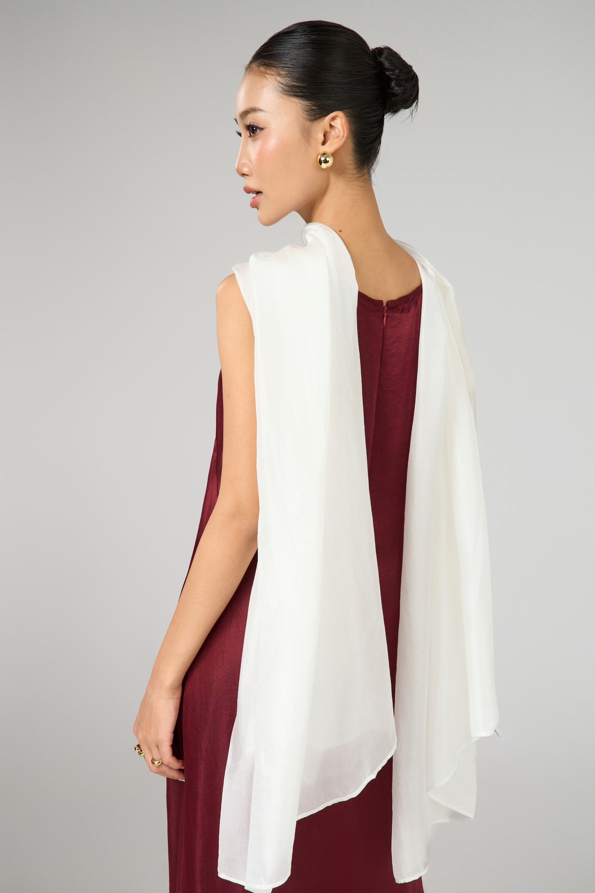 Pearl White Scarf