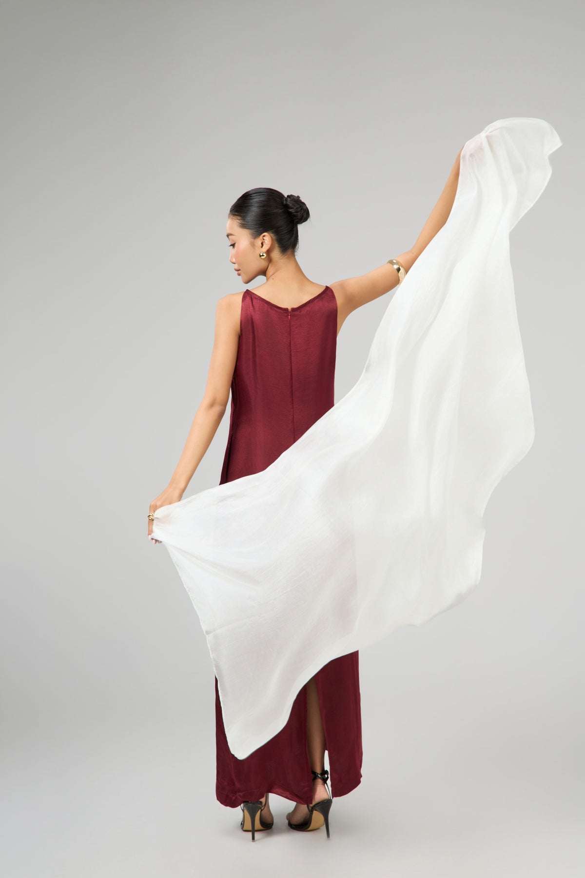 Pearl White Scarf