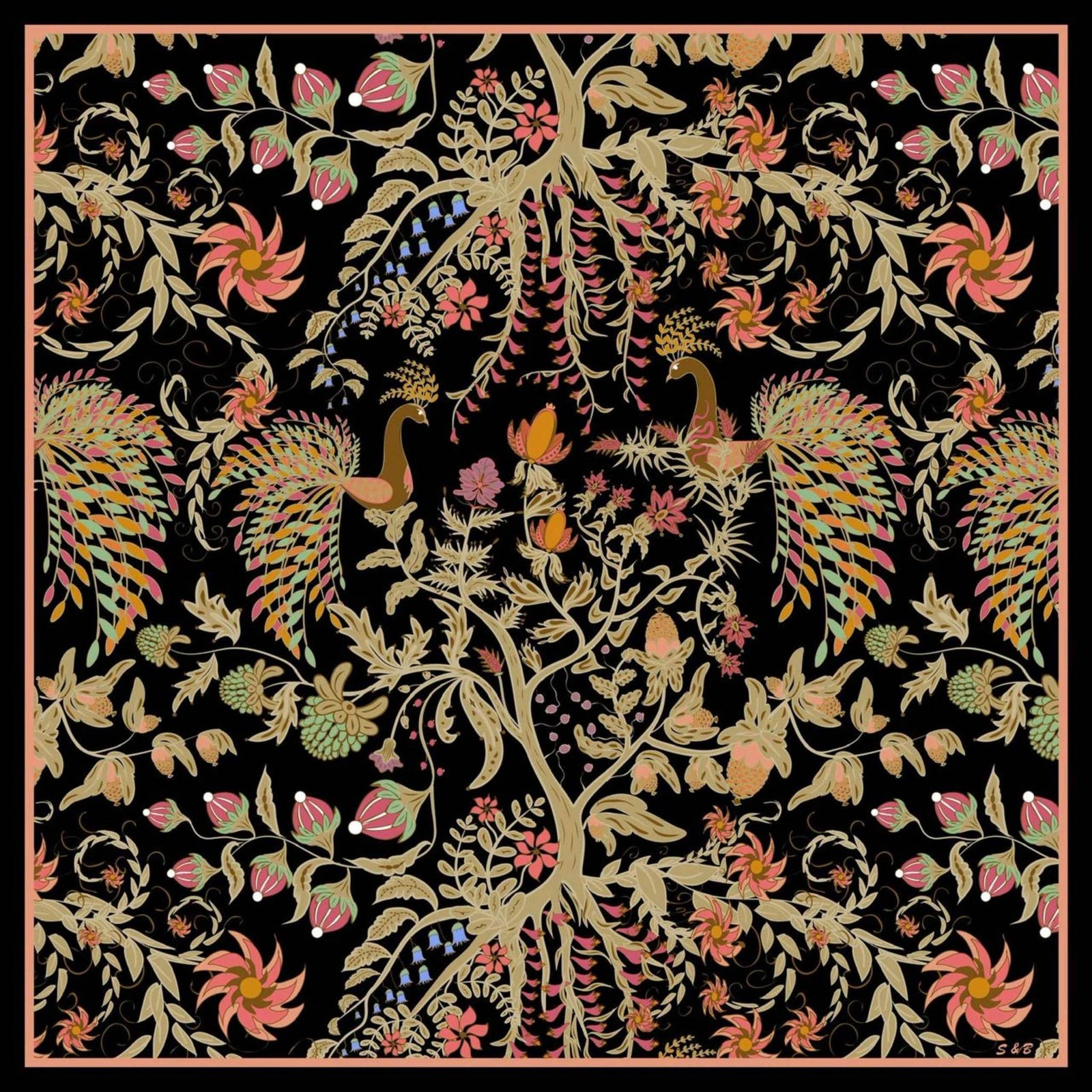 Black Phoenix Scarf