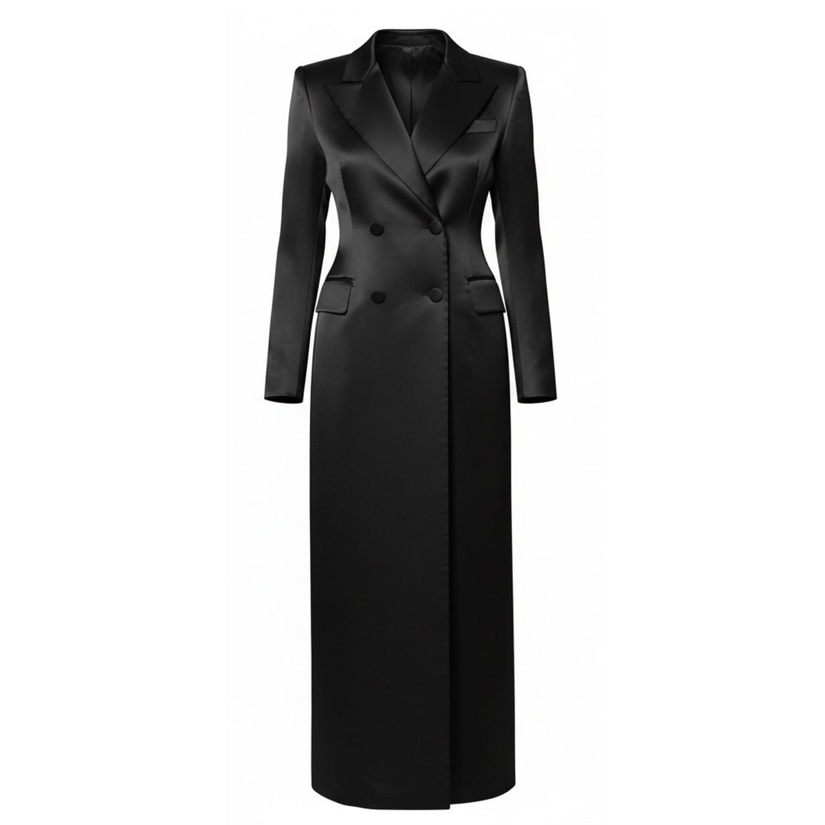 Black Silk 3-Piece Evening Suit