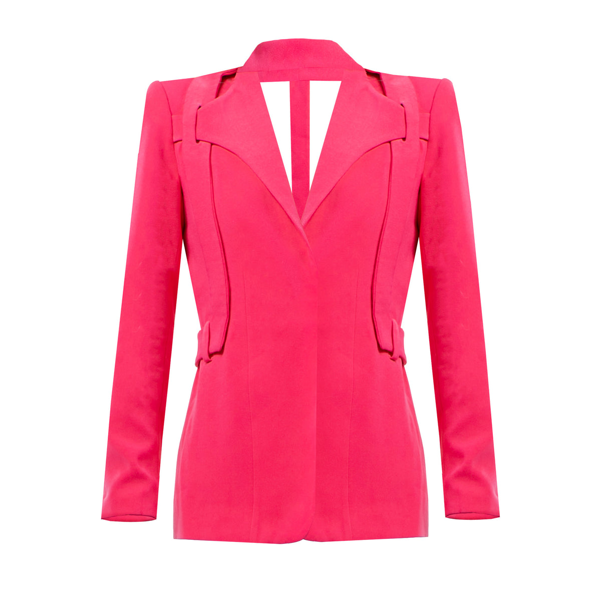 ELSA NILAJ - Cut-Out Back Statement Jacket, buy at DOORS NYC