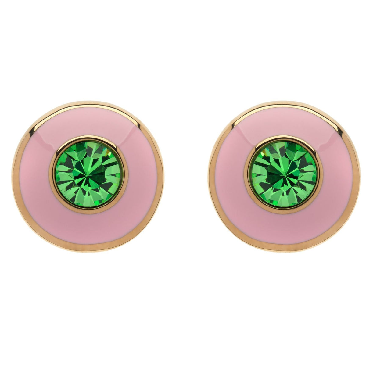 Pink Peridot Earrings
