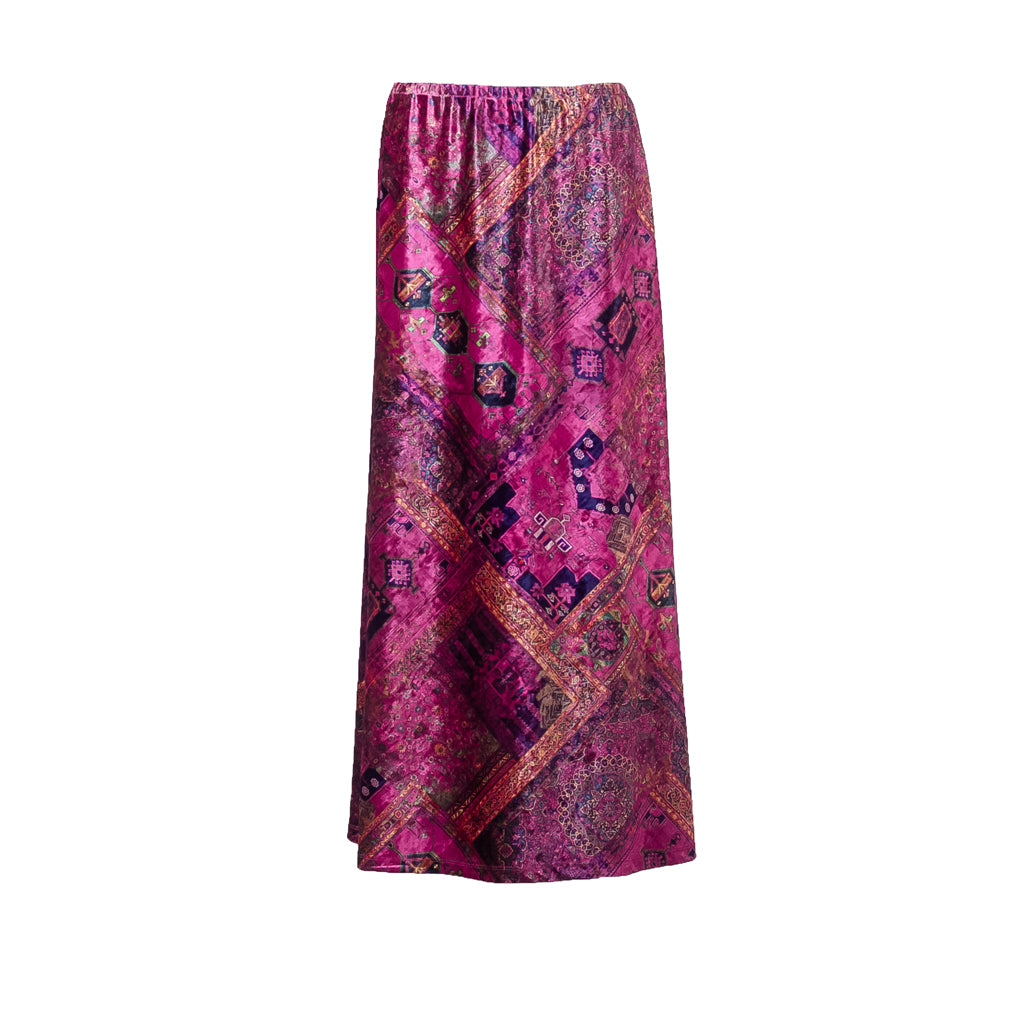 Pink Velour Skirt | PR Sample