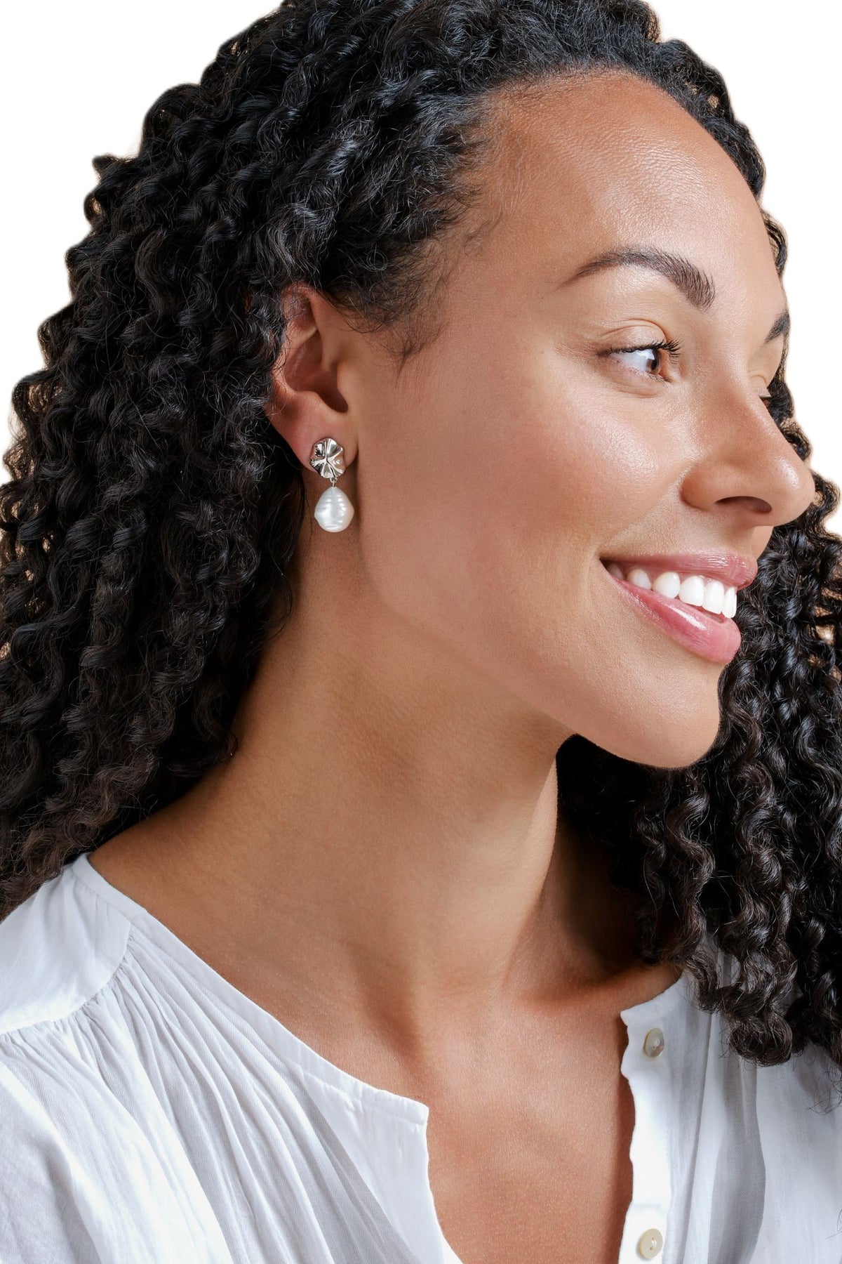 Platinum Baroque  Earrings