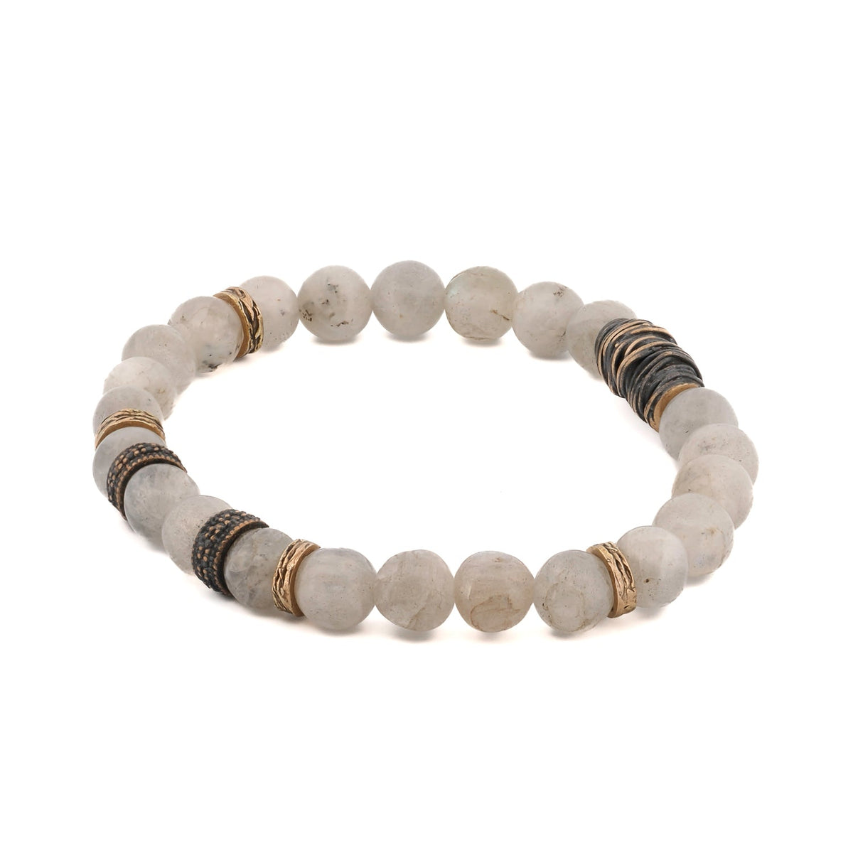 Inner Resilience: Labradorite Beaded Bracelet for Strength