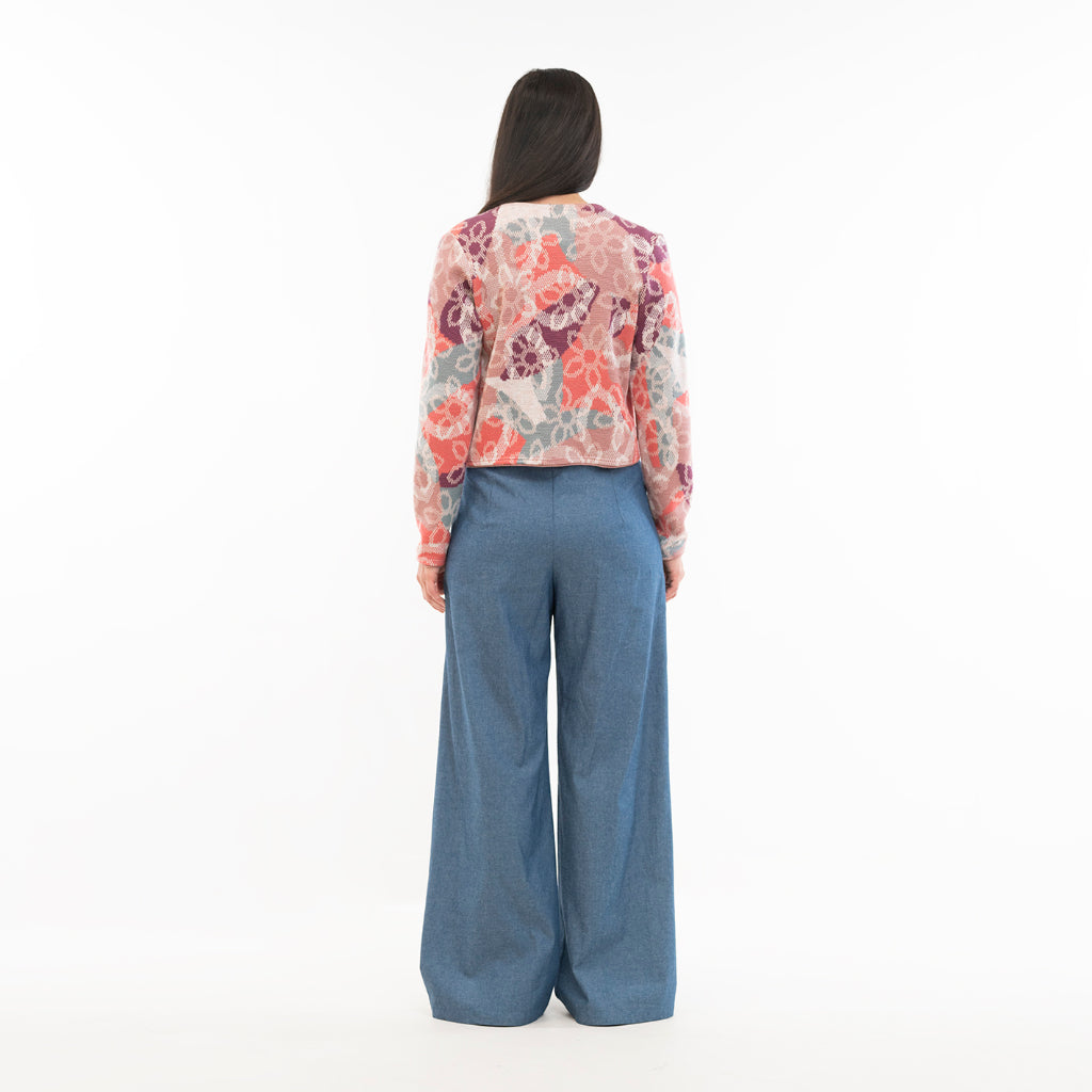 POPPANACHIC - Bloom Merino Wool Jacket | Rose, buy at DOORS NYC