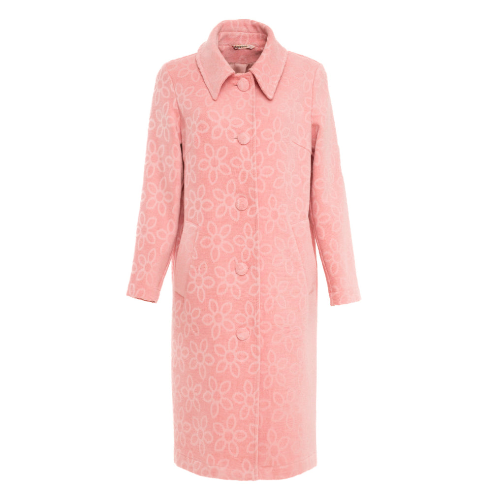 Bloom Velvet Coat | Pink