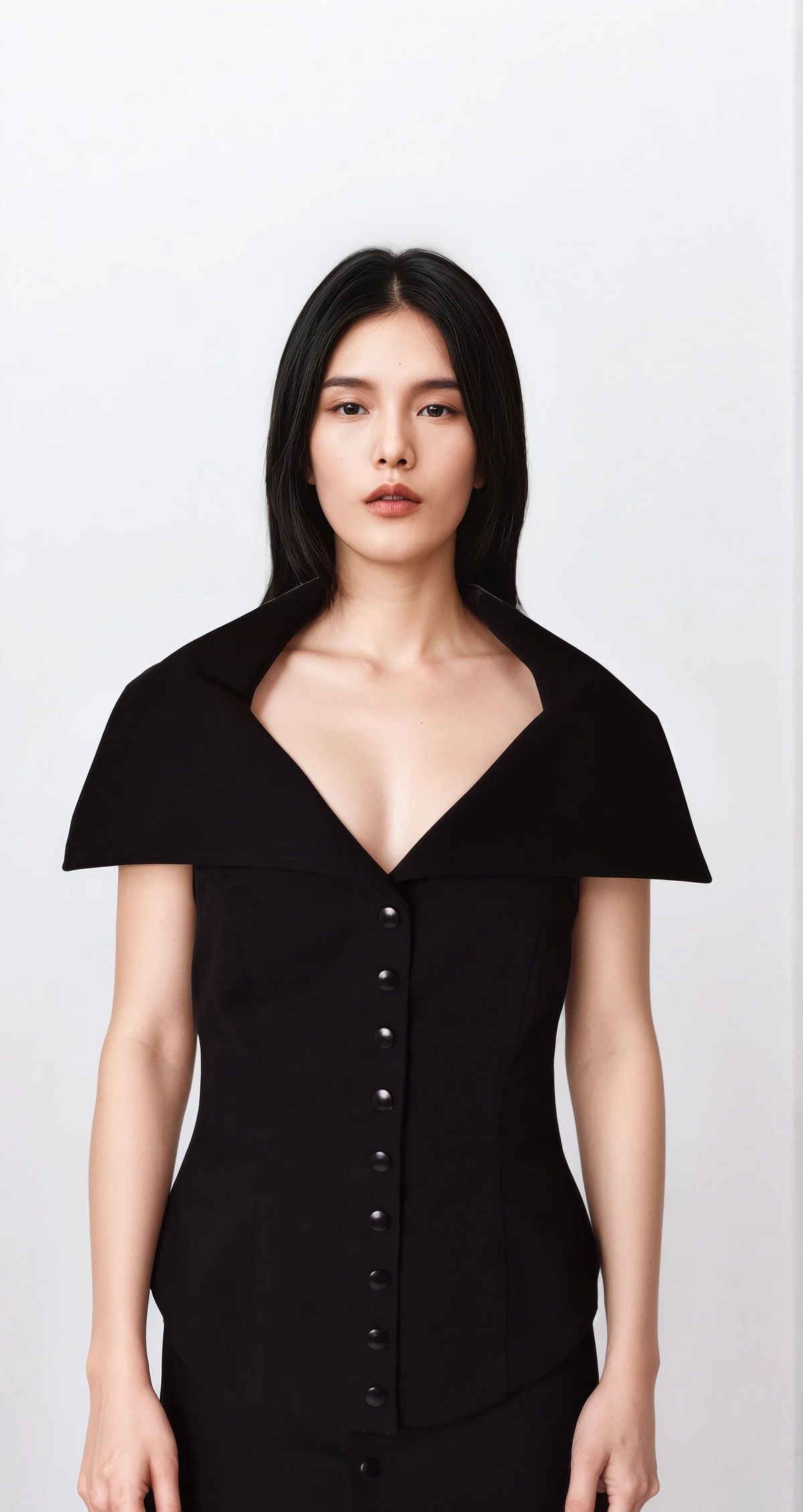 TANIA ORELLANA - Fragmento top PR Sample at DOORS NYC PR showroom