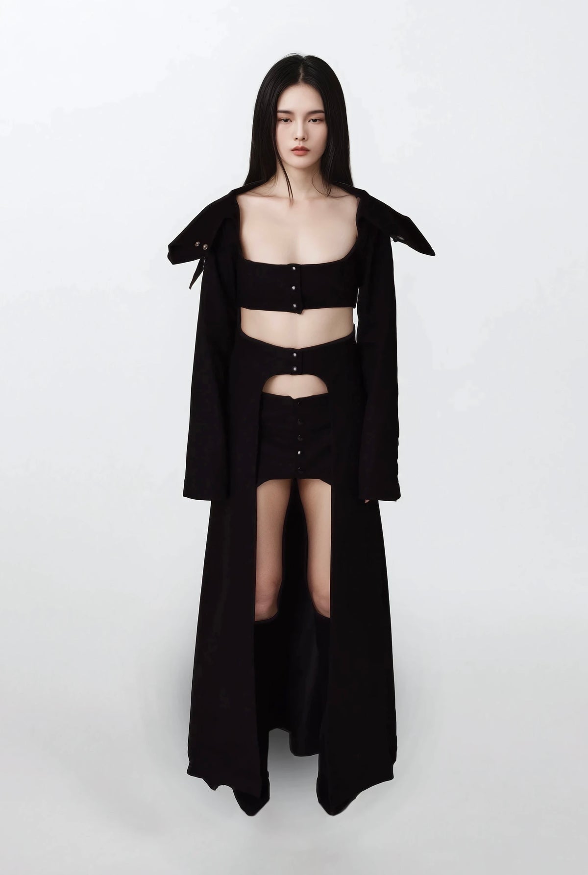 TANIA ORELLANA - Eter Coat | Black, buy at DOORS NYC