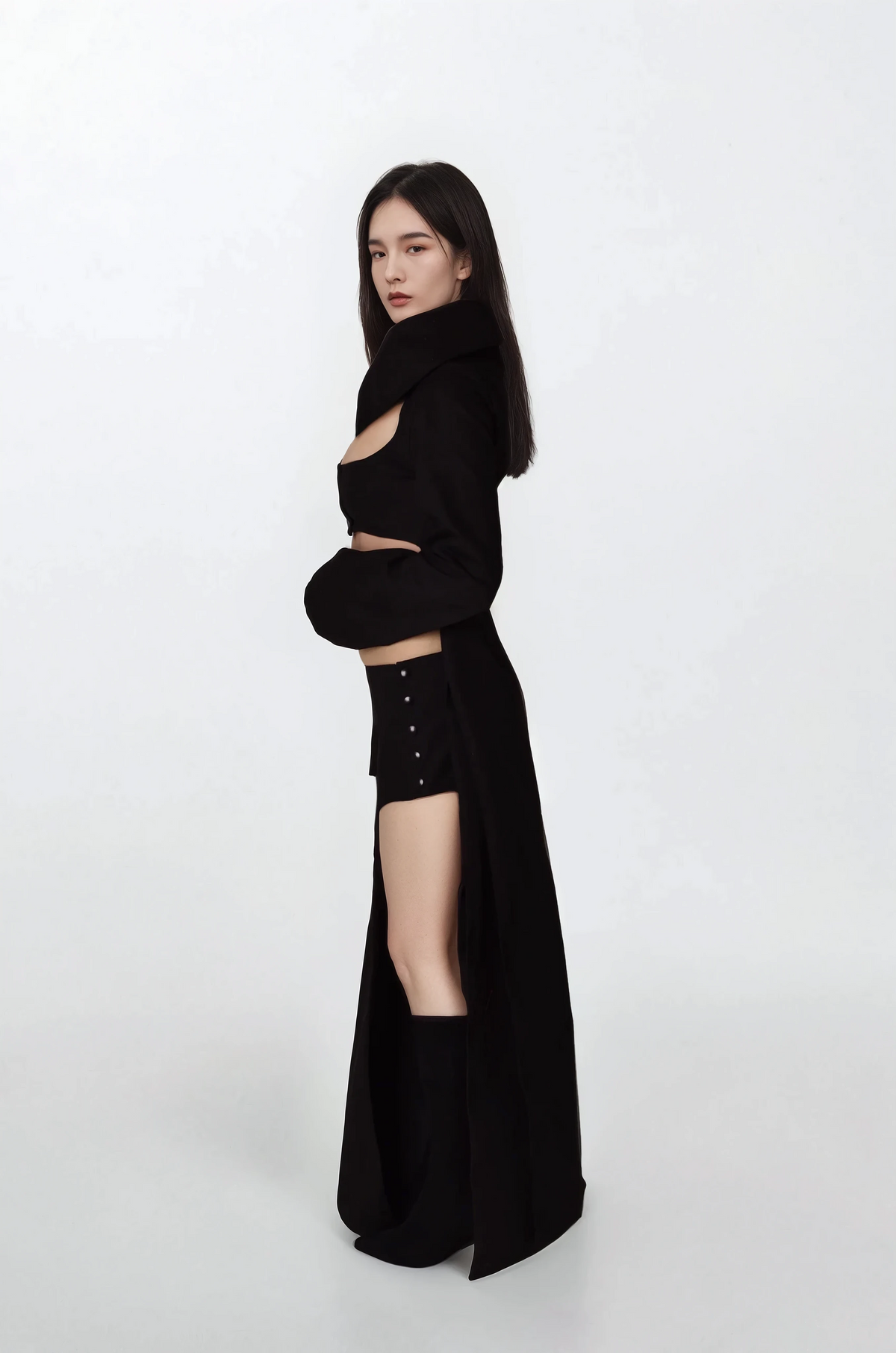 TANIA ORELLANA - Eter Coat | Black, buy at DOORS NYC