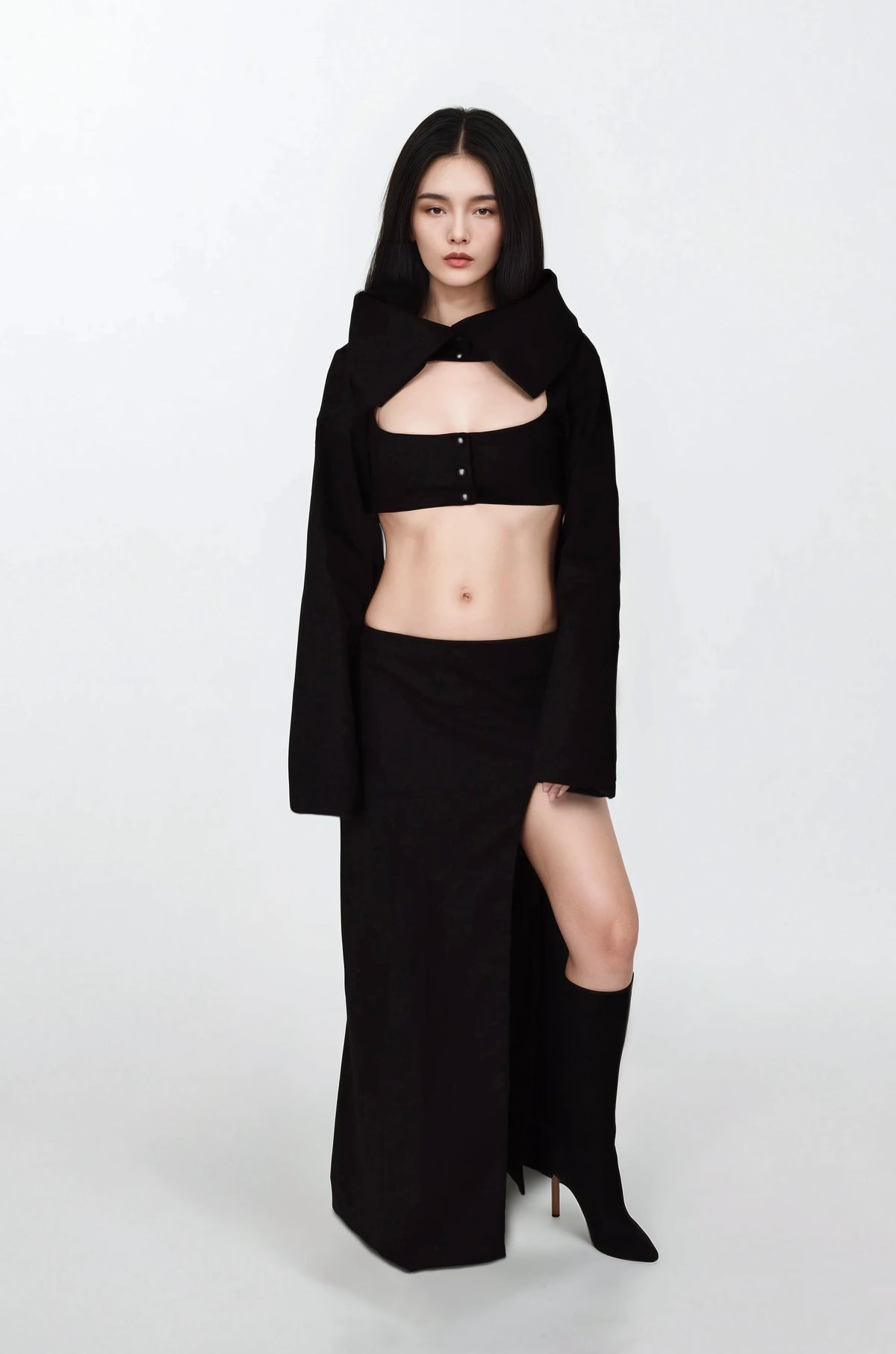 TANIA ORELLANA - Eter Coat | Black, buy at DOORS NYC