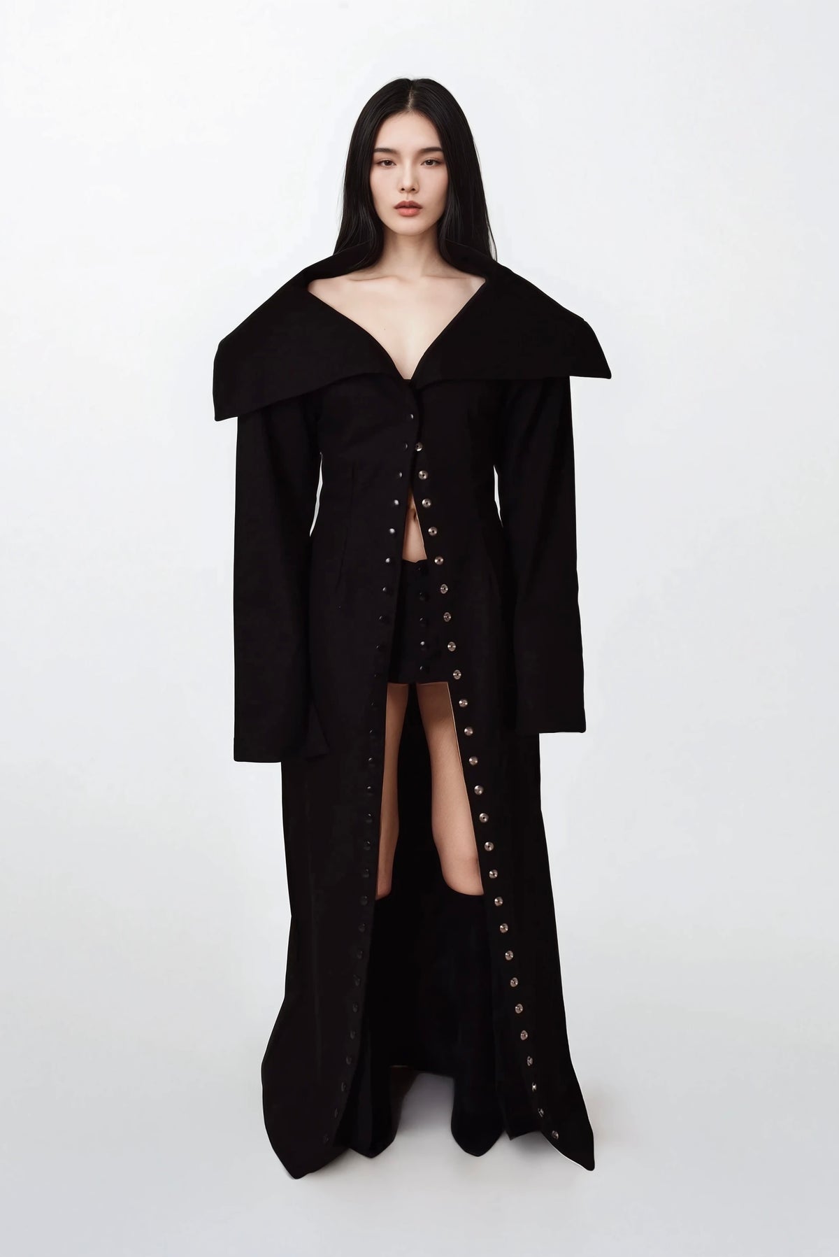 TANIA ORELLANA - Eter Coat | Black, buy at DOORS NYC