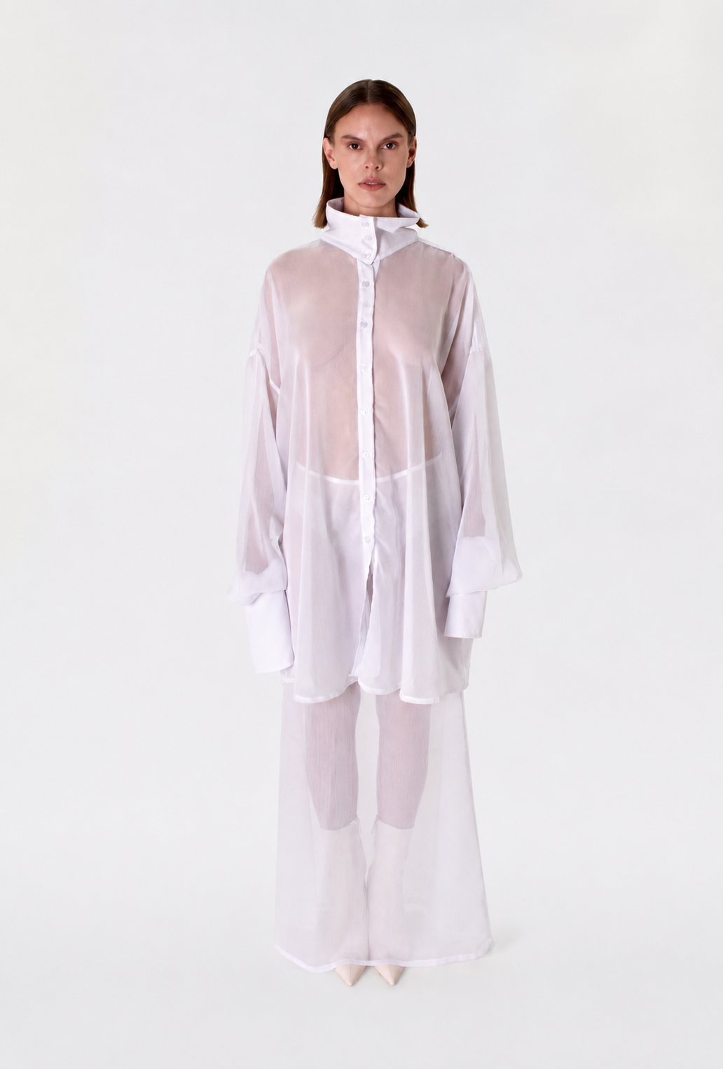 TANIA ORELLANA - Oriental Skirt White, buy at DOORS NYC