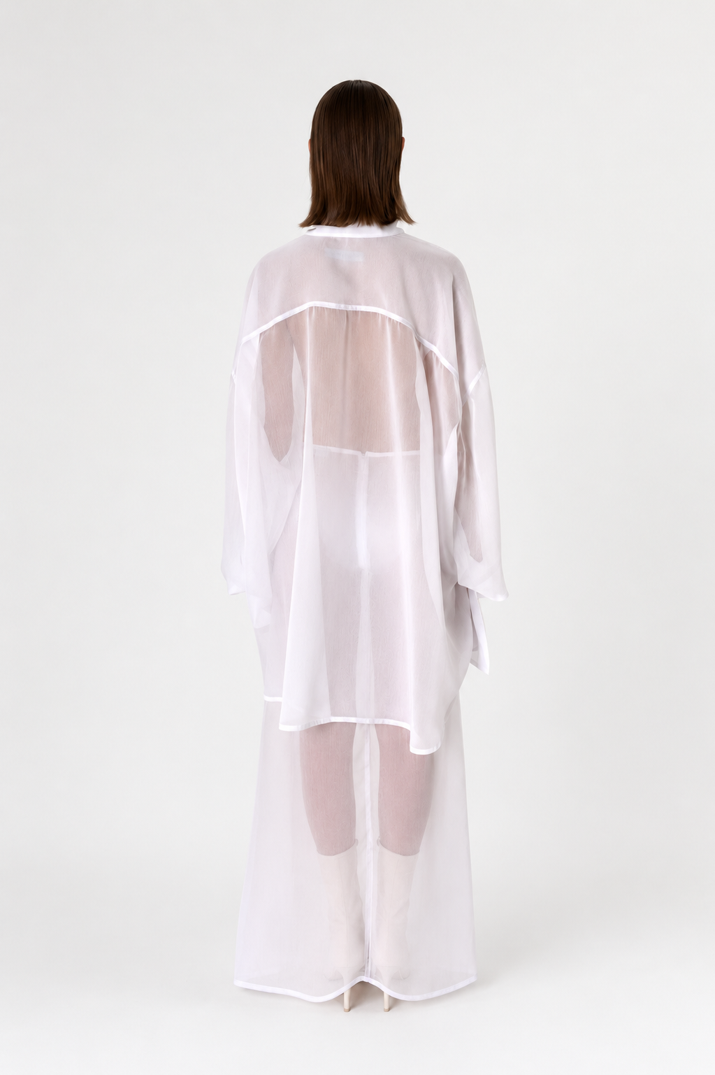 TANIA ORELLANA - Oriental Skirt White, buy at DOORS NYC