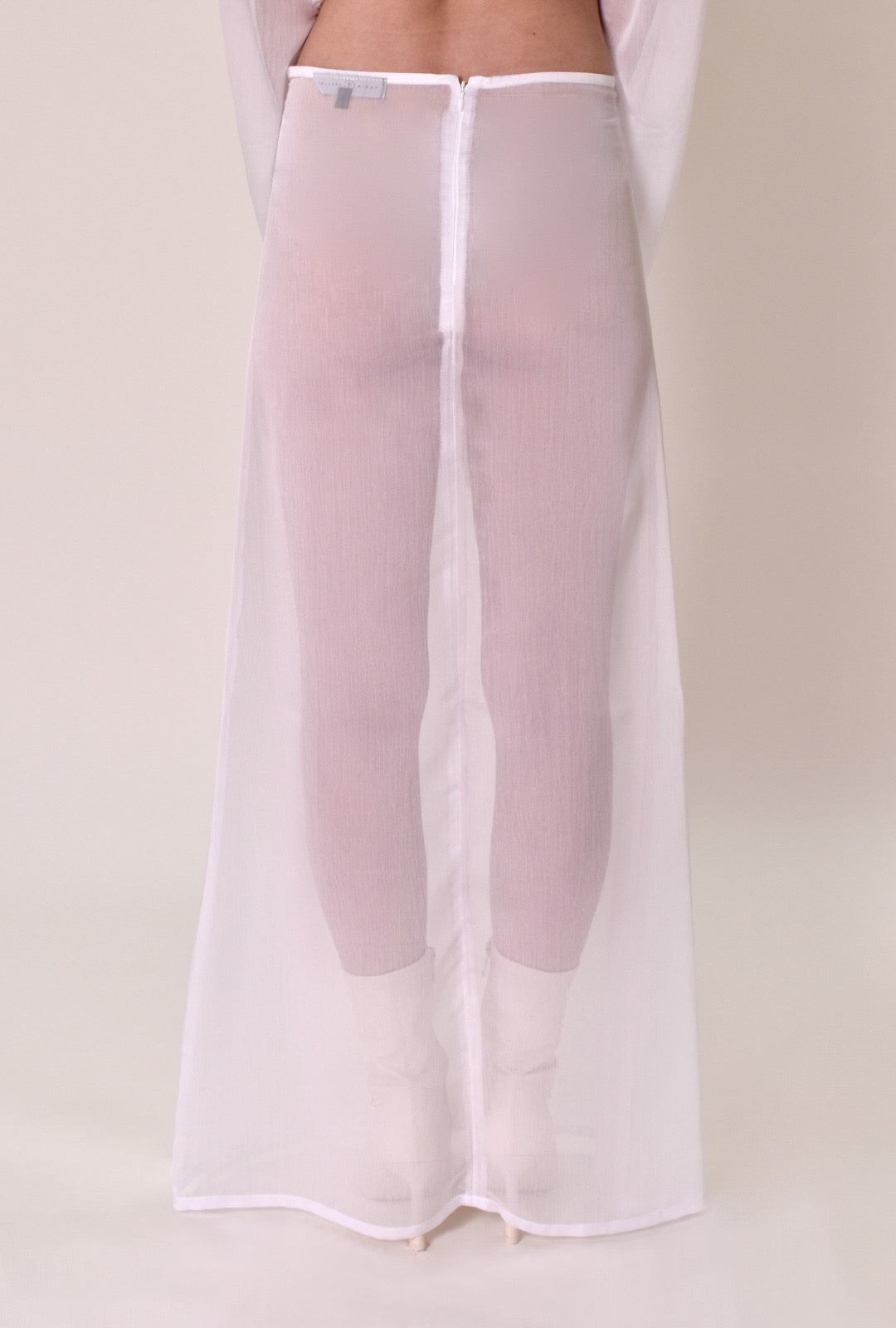 TANIA ORELLANA - Oriental Skirt White, buy at DOORS NYC
