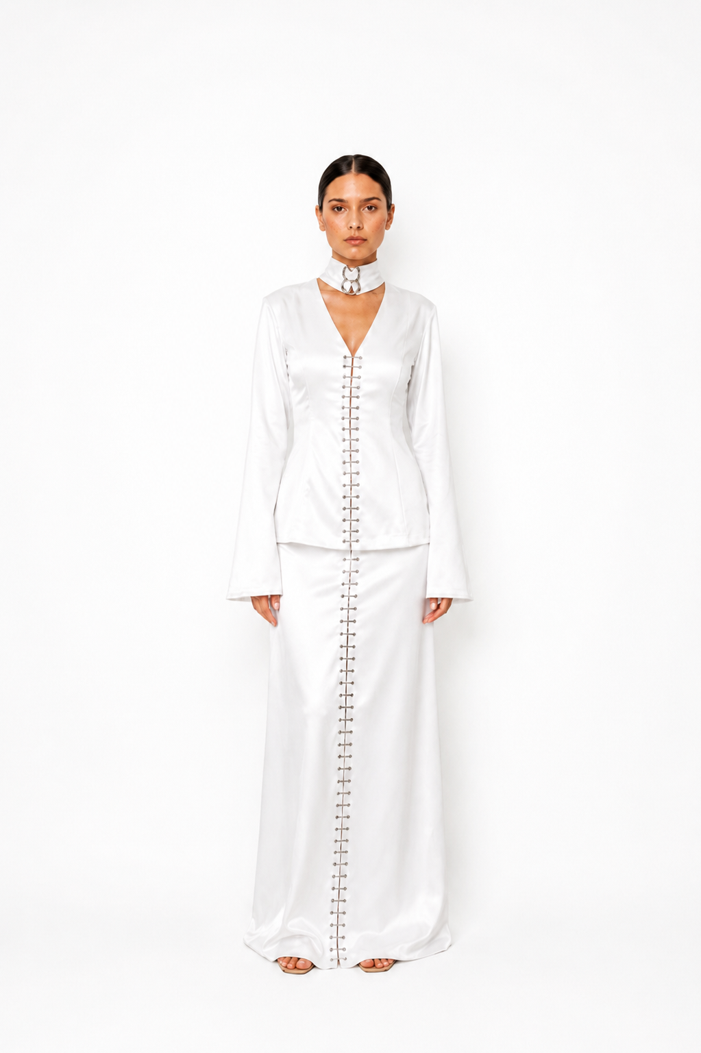 TANIA ORELLANA - Cascade Top White, buy at DOORS NYC