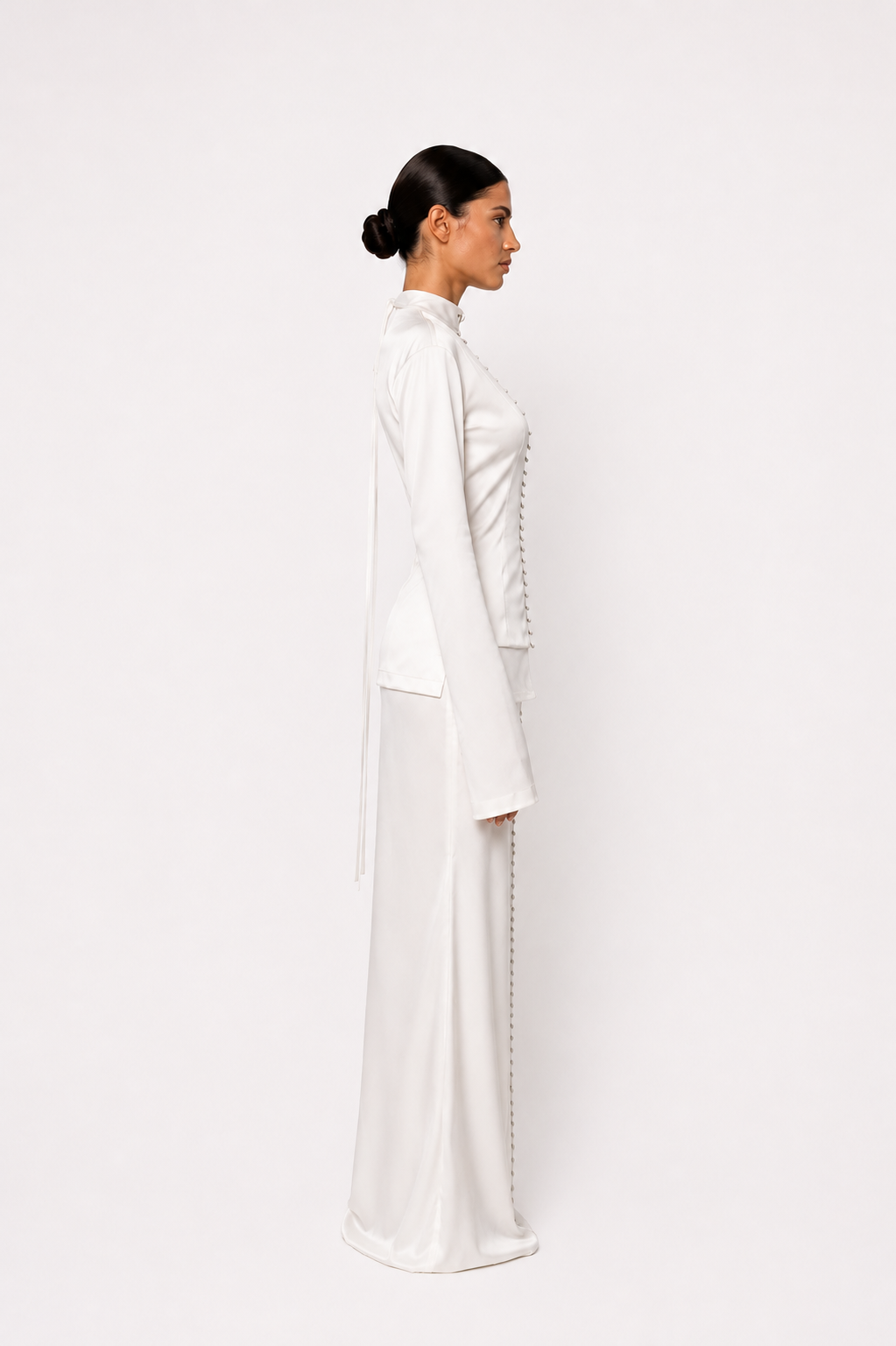 TANIA ORELLANA - Cascade Top White, buy at DOORS NYC
