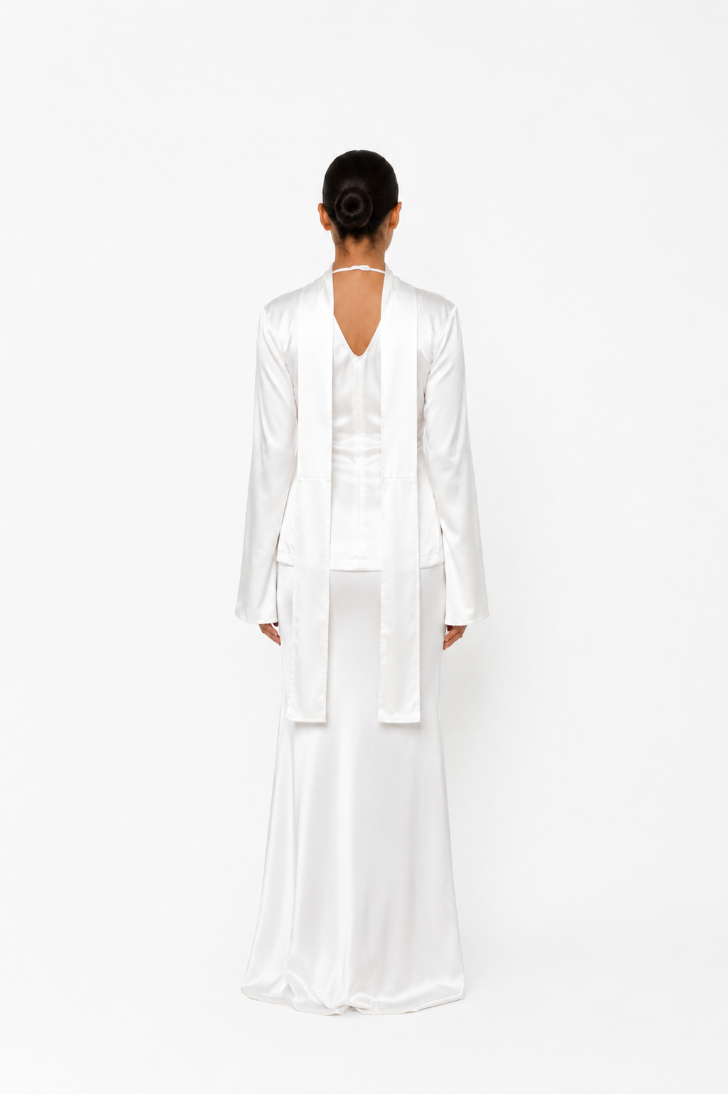 TANIA ORELLANA - Cascade Top White, buy at DOORS NYC