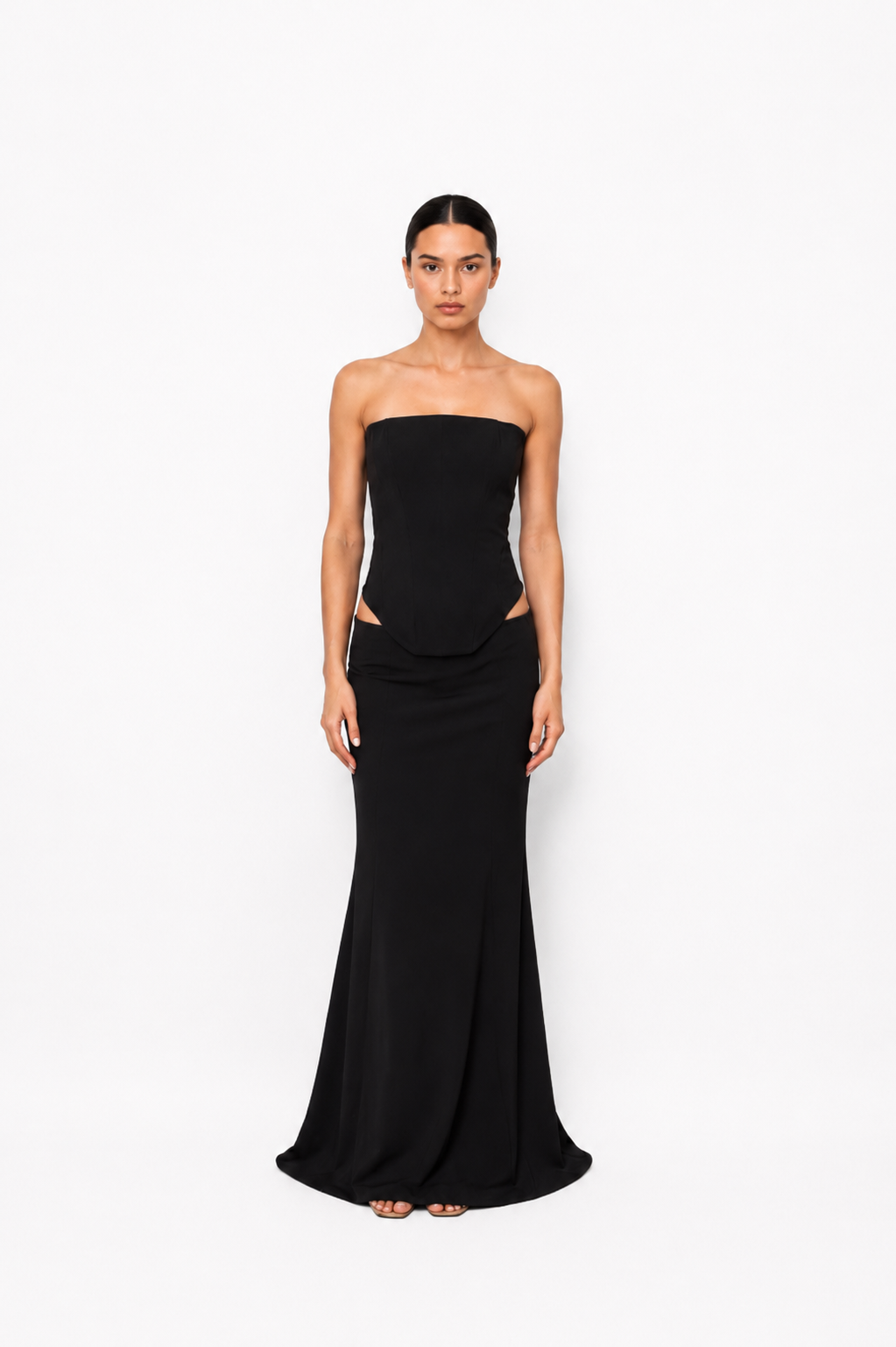 TANIA ORELLANA - Nyx Corset Black, buy at DOORS NYC