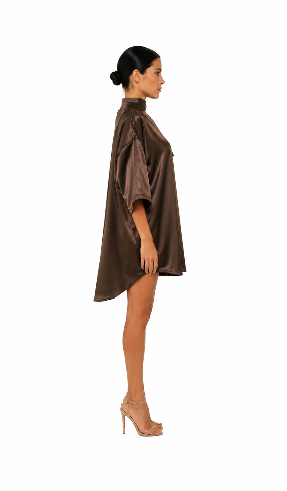 TANIA ORELLANA - Bruma Shirt Brown, buy at DOORS NYC