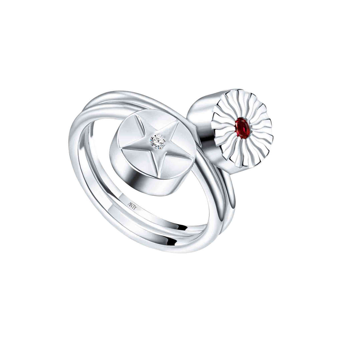 ANTY JEWELRY - Aura Duo Ring, PR Sample at DOORS NYC PR showroom