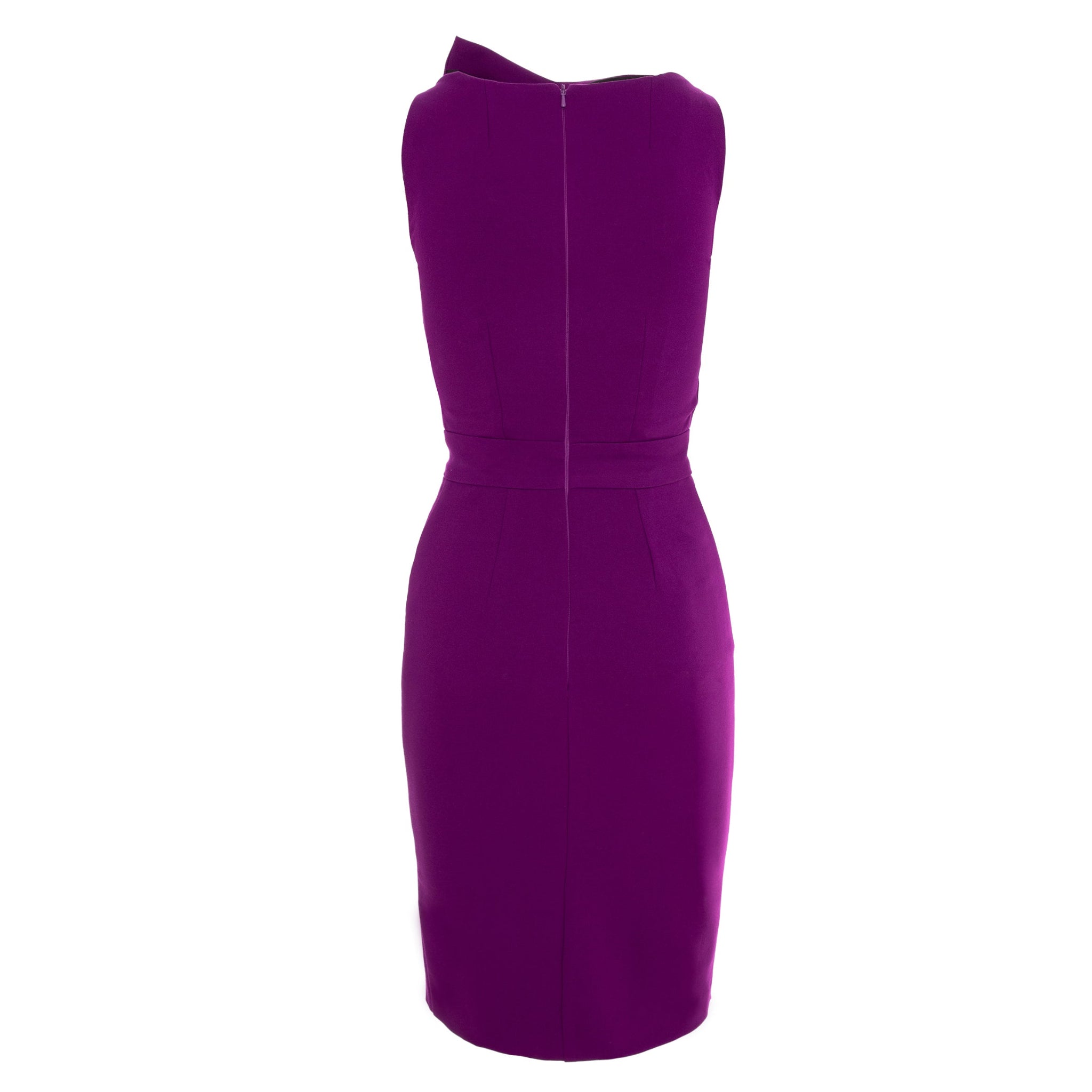 Avenue N29 Bodycon Midi Dress With Leg Slit - Purple Avenue N29 Bodycon Midi Dress With Leg Slit - Purple