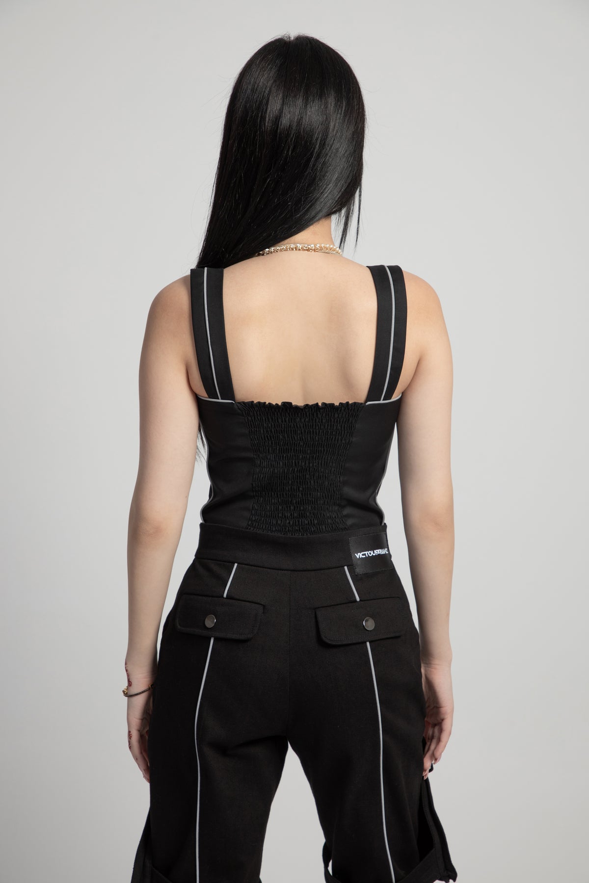 REFLECTIVE LINED CORSET back, VICTOURRIAHZ