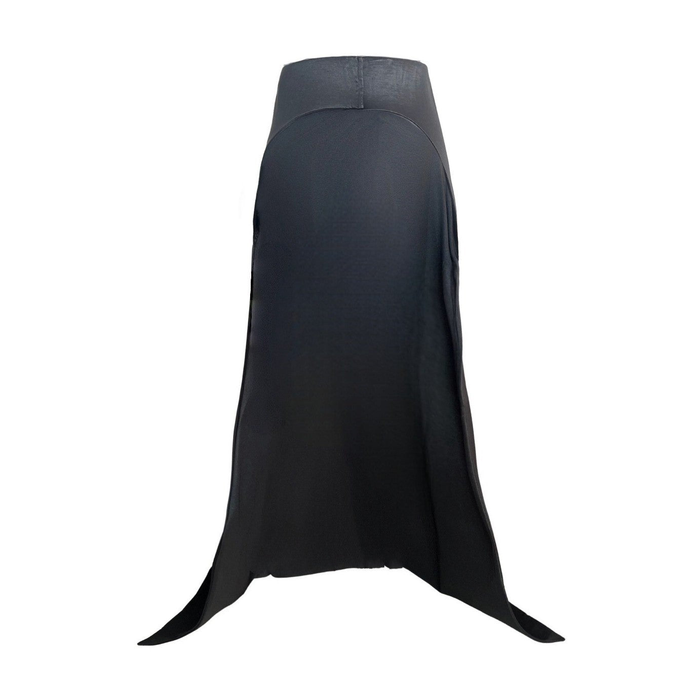 Black skirt on a white background