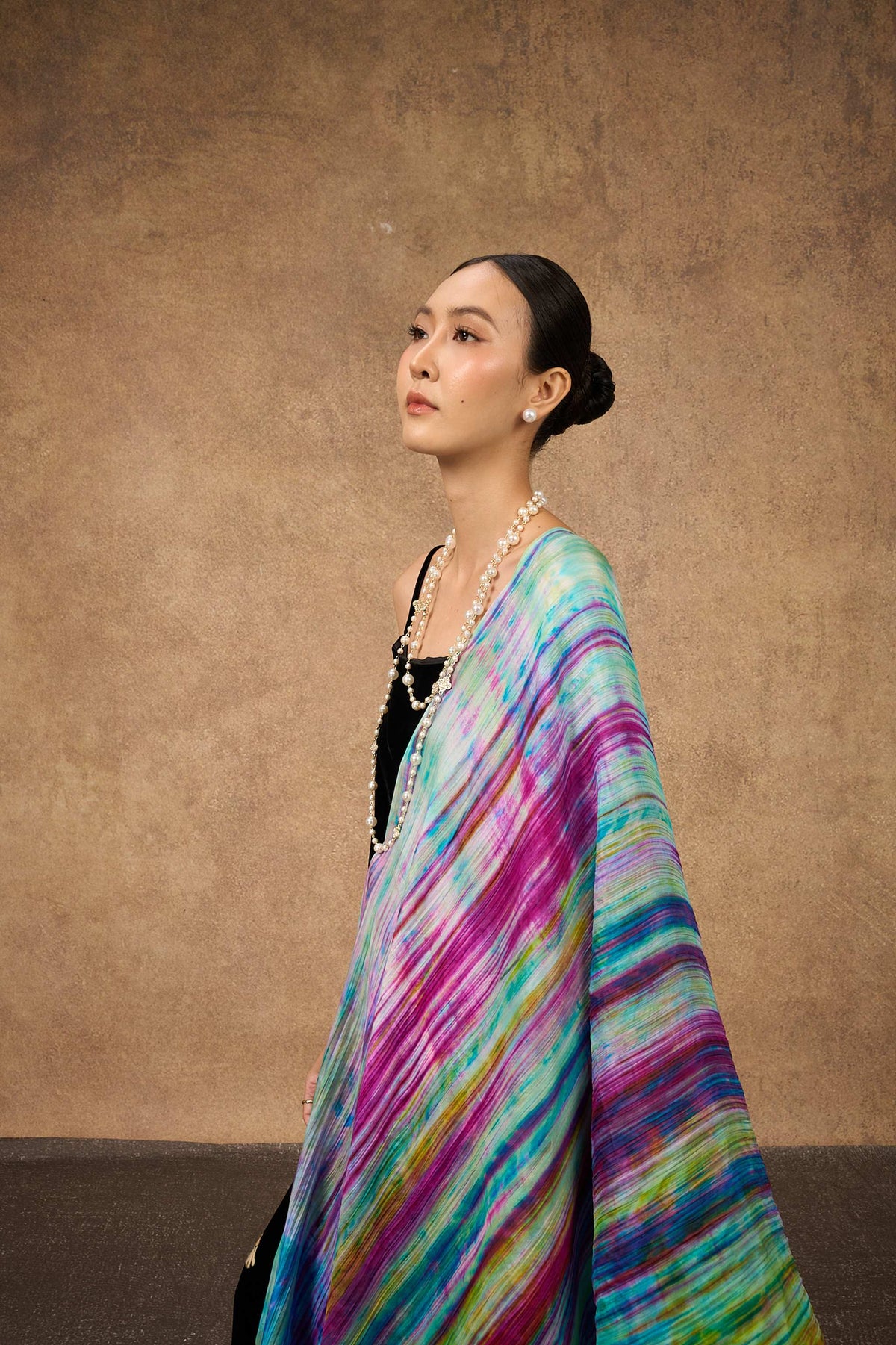 Rainbow Brushstroke Scarf