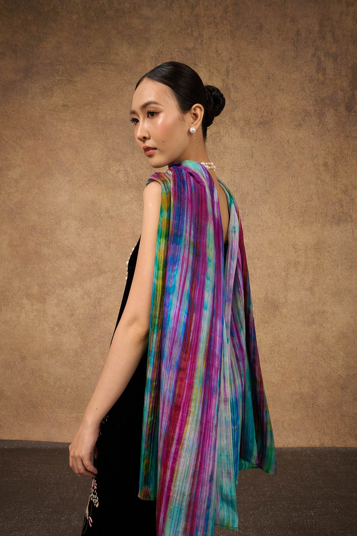Rainbow Brushstroke Scarf