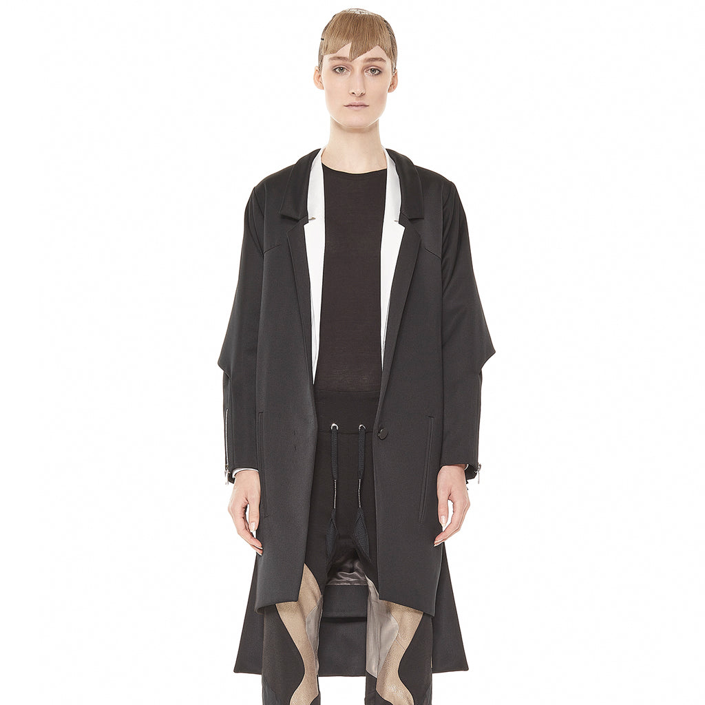 CORINNA HOUIDI - Rajal Coat | Black, buy at DOORS NYC