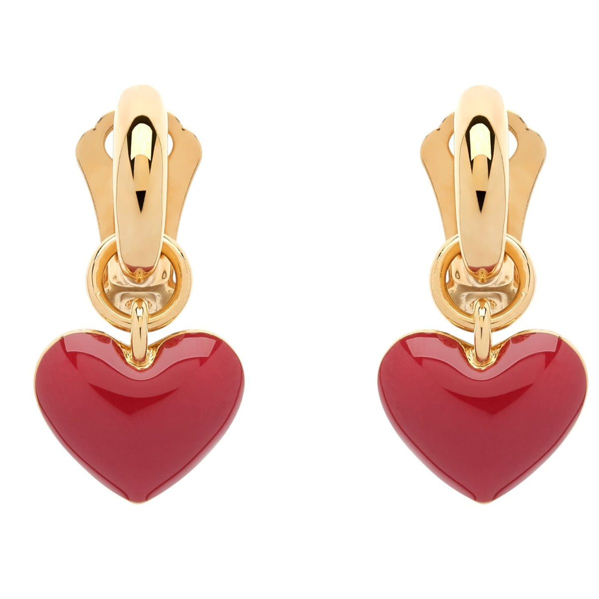 Heart Charm Earrings