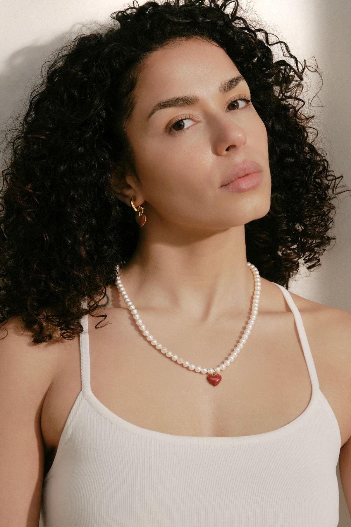 Heart Pearl Necklace