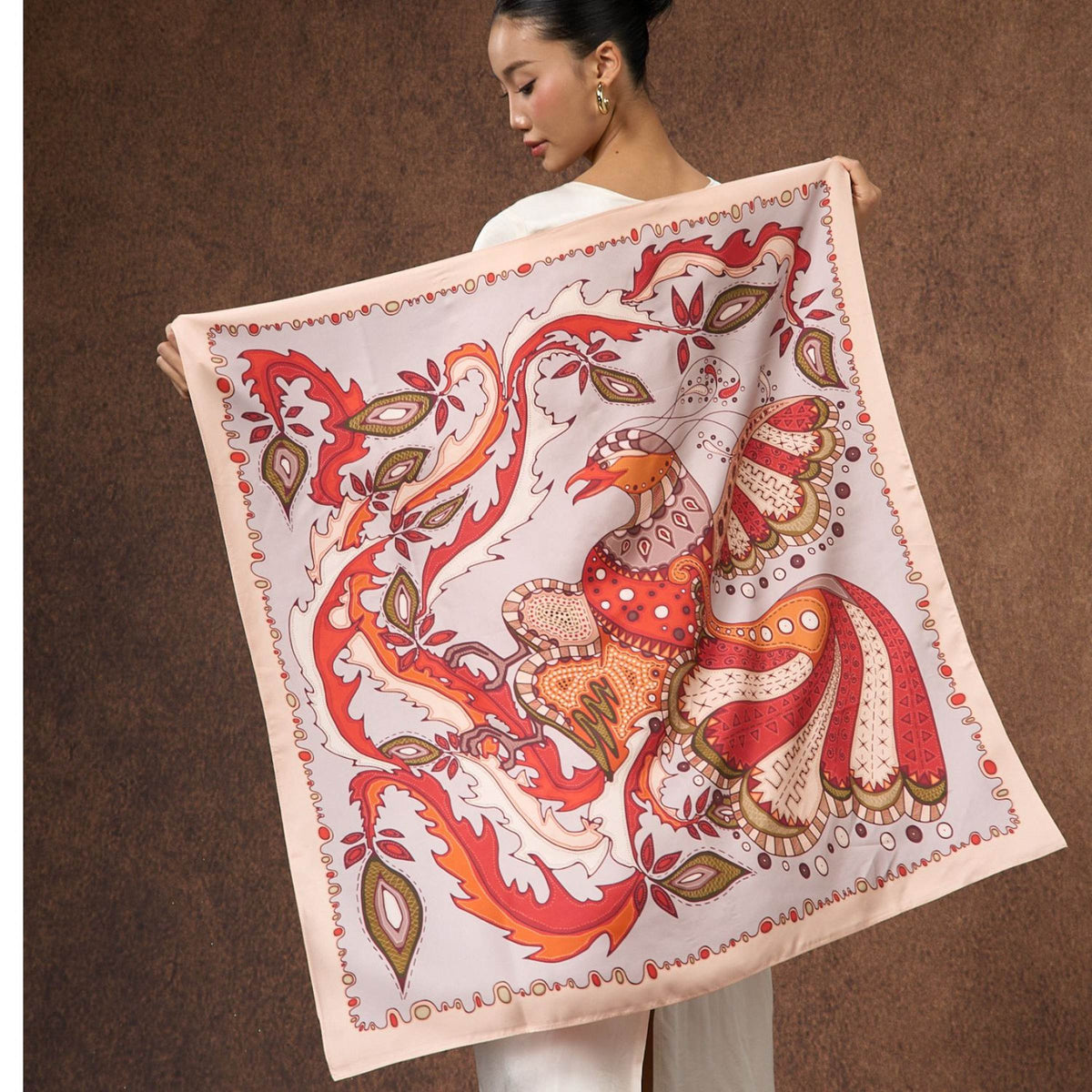 Scarlet Phoenix Scarf