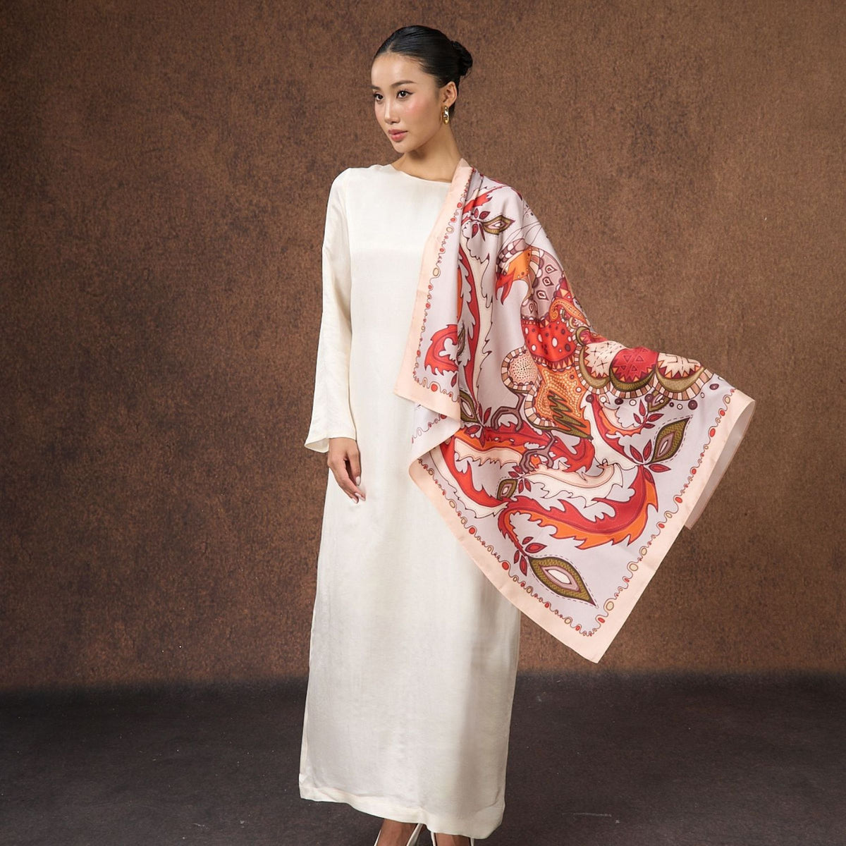 Scarlet Phoenix Scarf