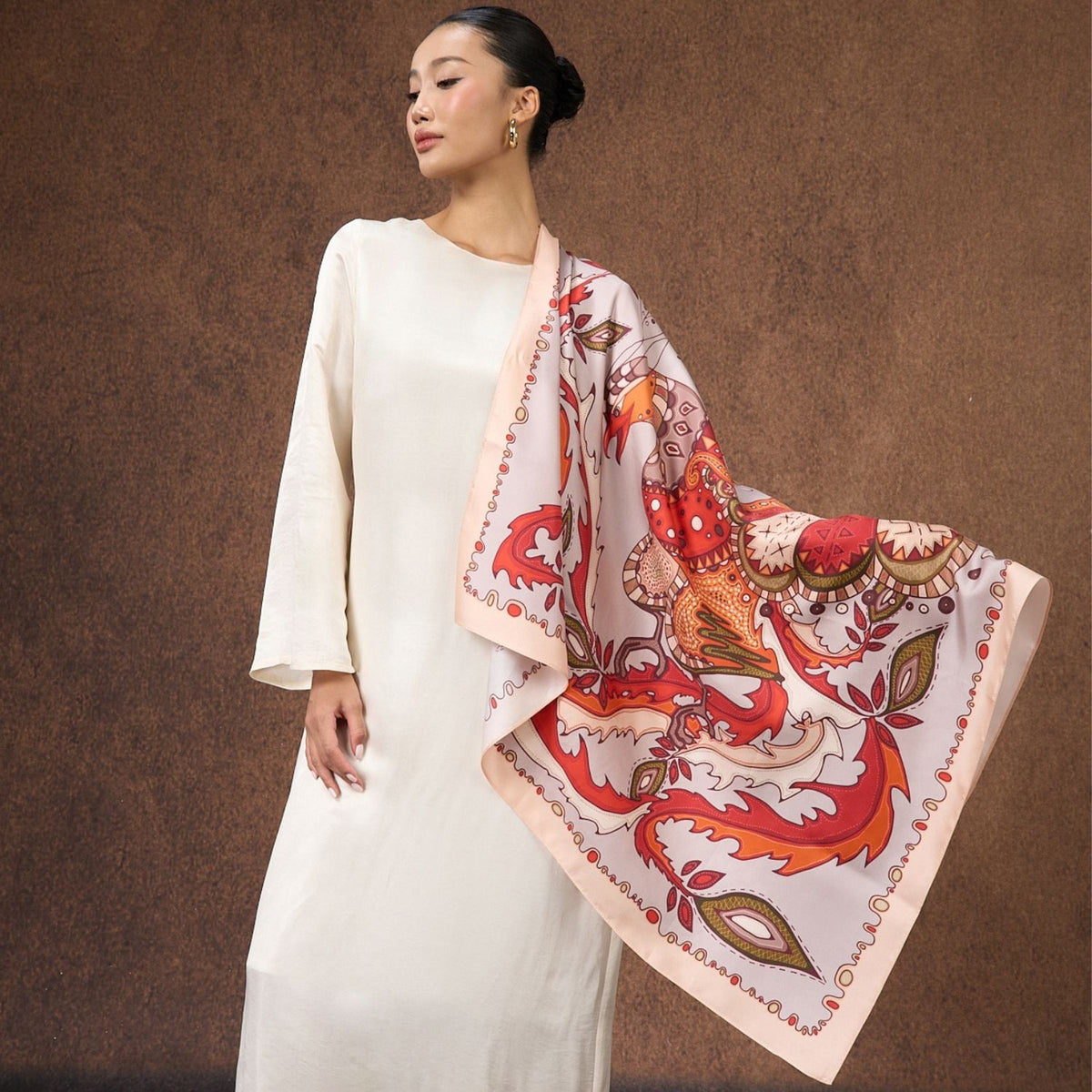 Scarlet Phoenix Scarf