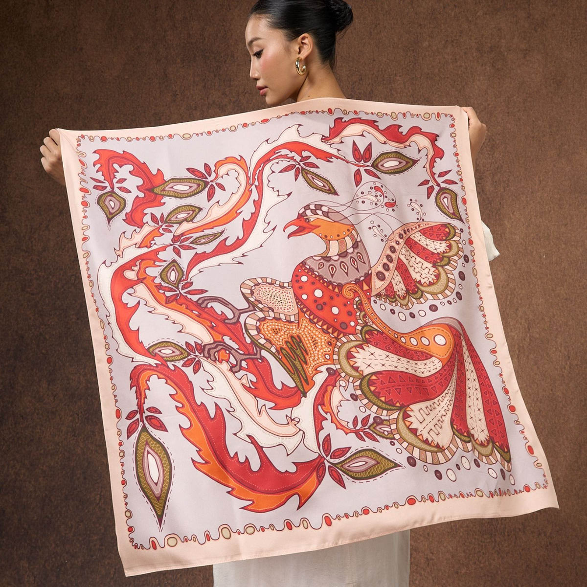 Scarlet Phoenix Scarf