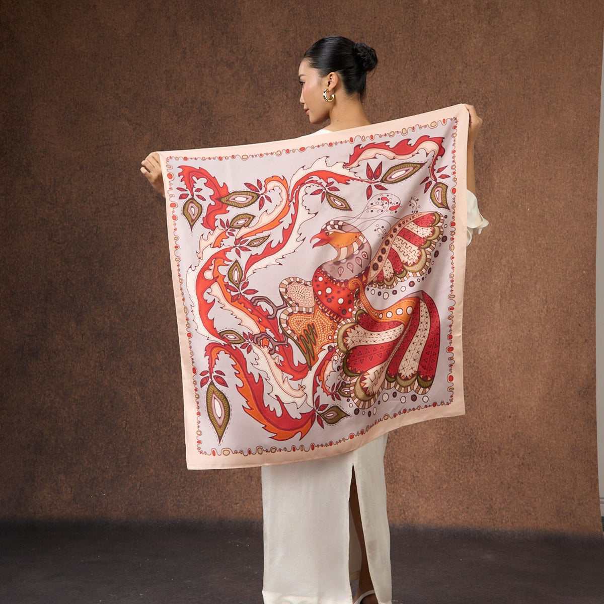 Scarlet Phoenix Scarf