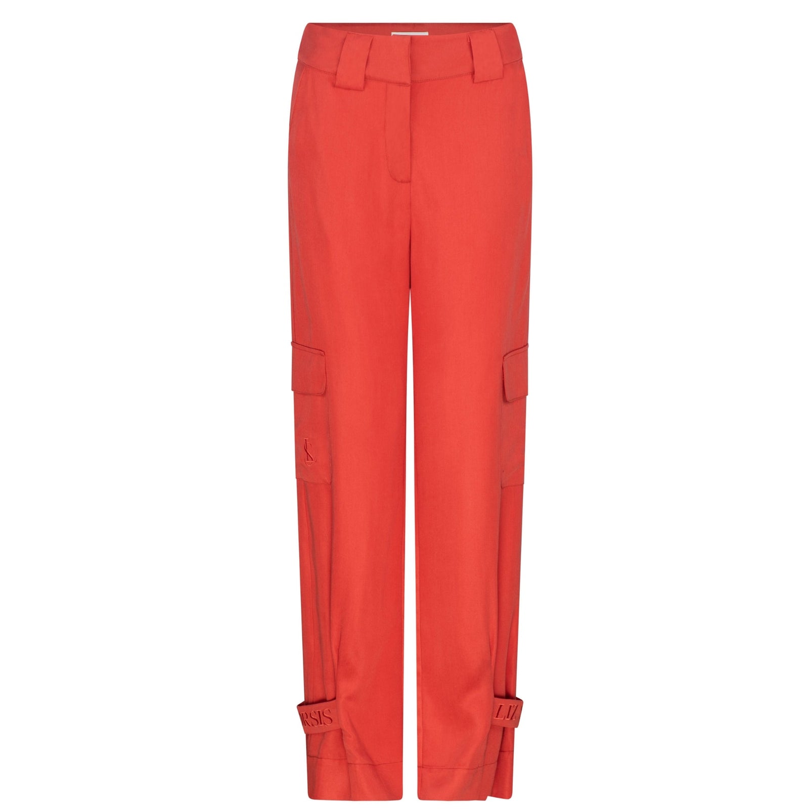 LIZ SKORSIS - Rena Cargo Pants – Rust, PR Sample at DOORS NYC PR showroom