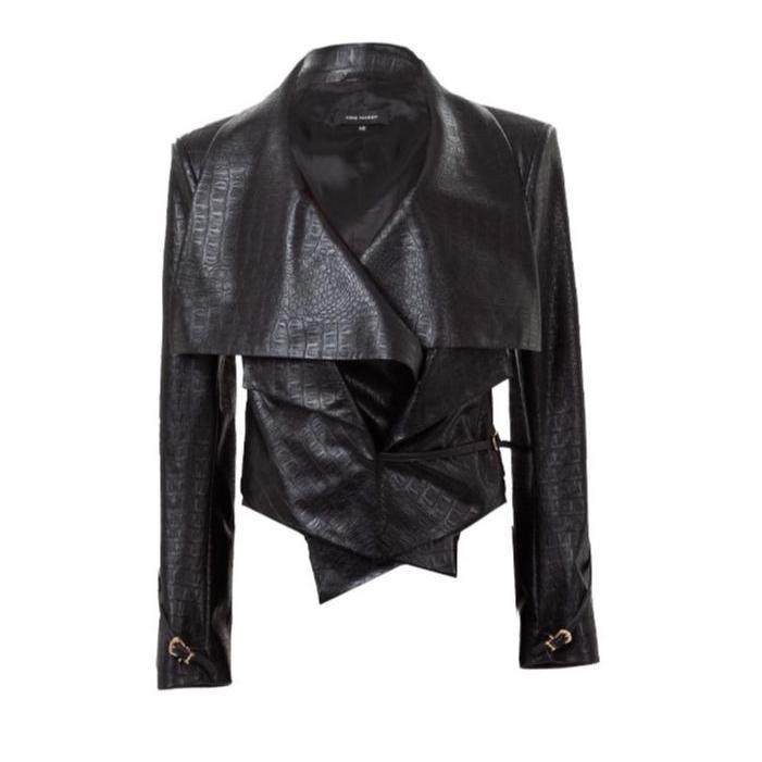 KRIS MARAN - Reptilia Vegan Leather Jacket buy at DOORS NYC