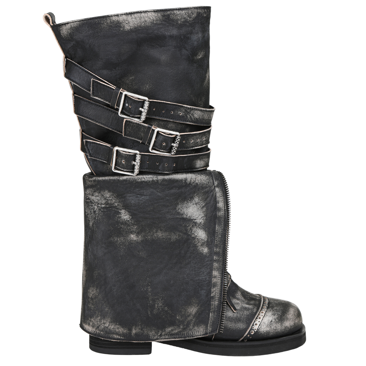 Roa Fold Boots  |  Black